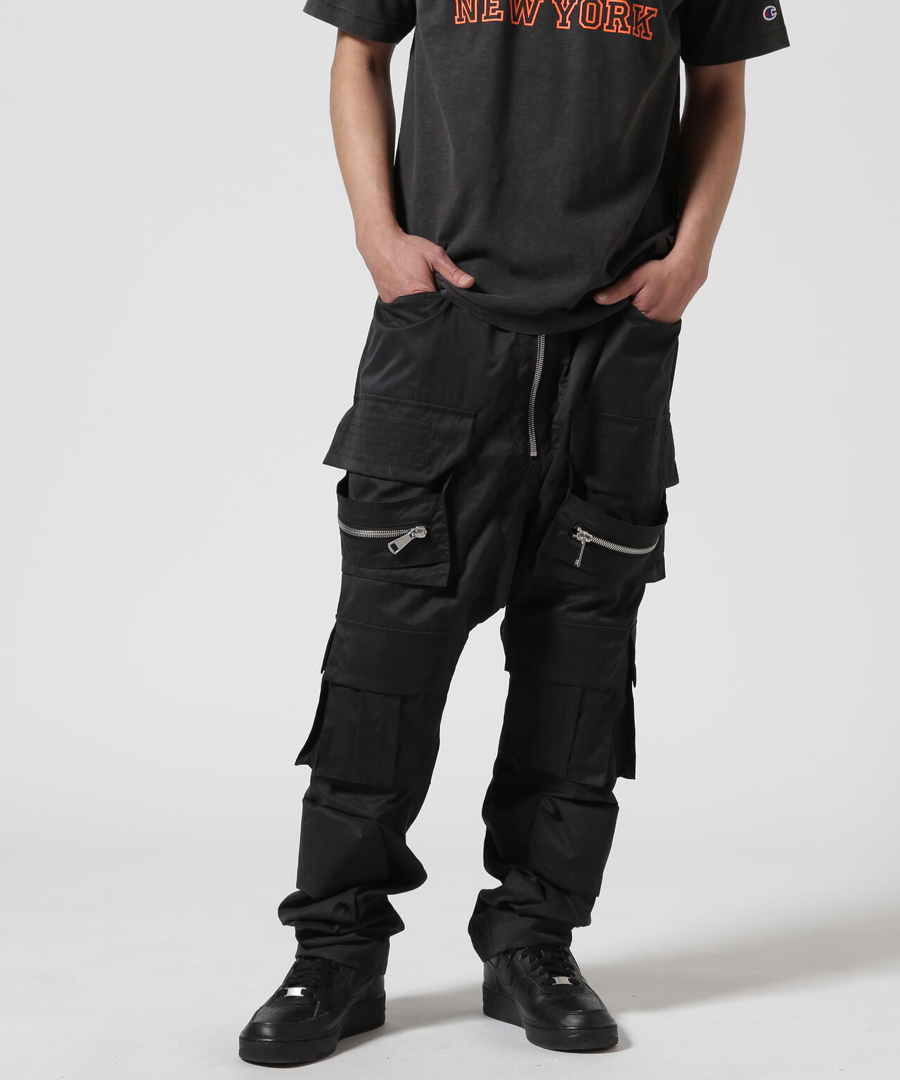 A.F ARTEFACT/エーエフ・アーティファクト/NYLON CARGO SAROUEL EASY PANTS(ag-11022-2)