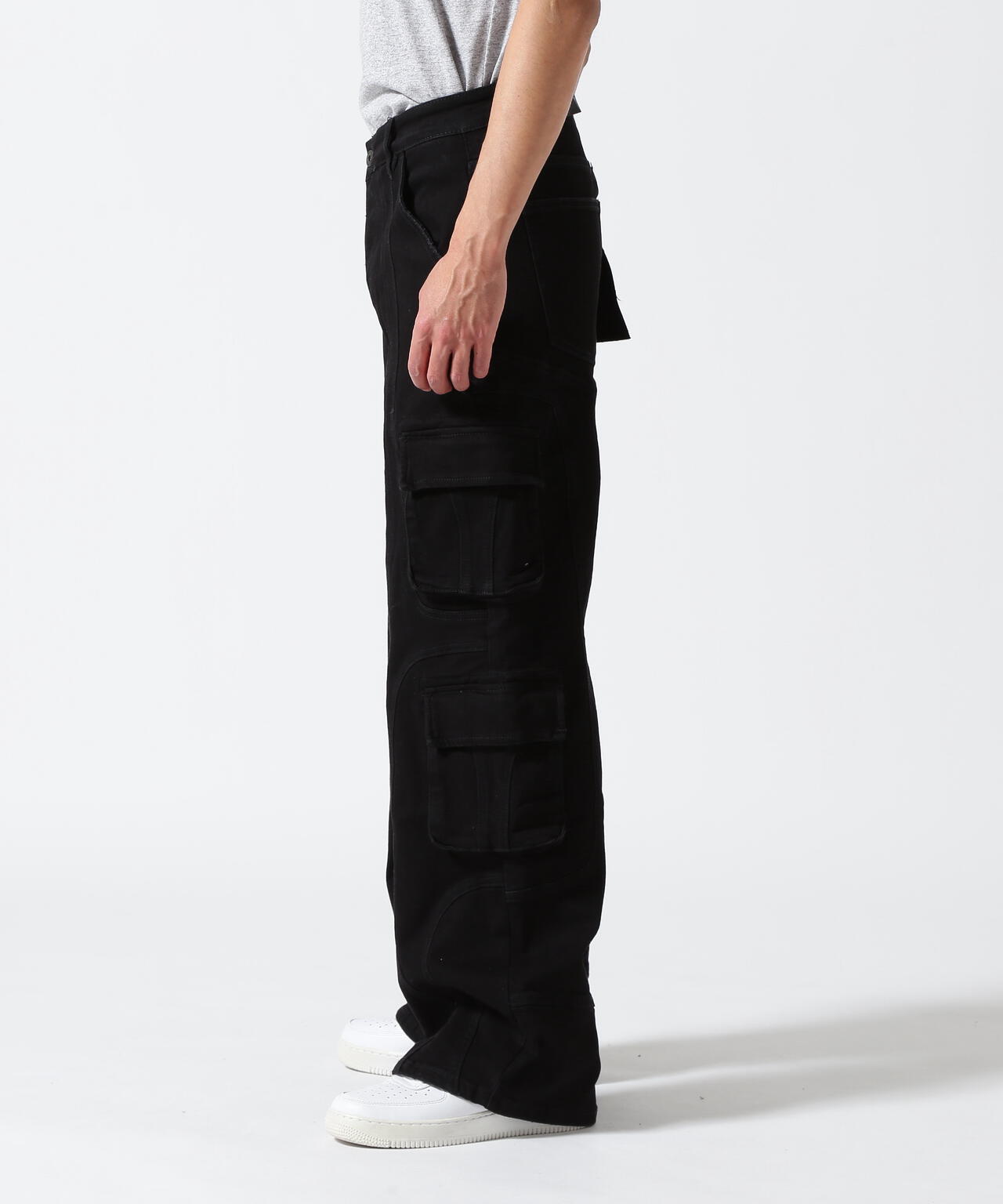 Valabasas/バラバサス/PATCH FADE BLACK BAGGY J