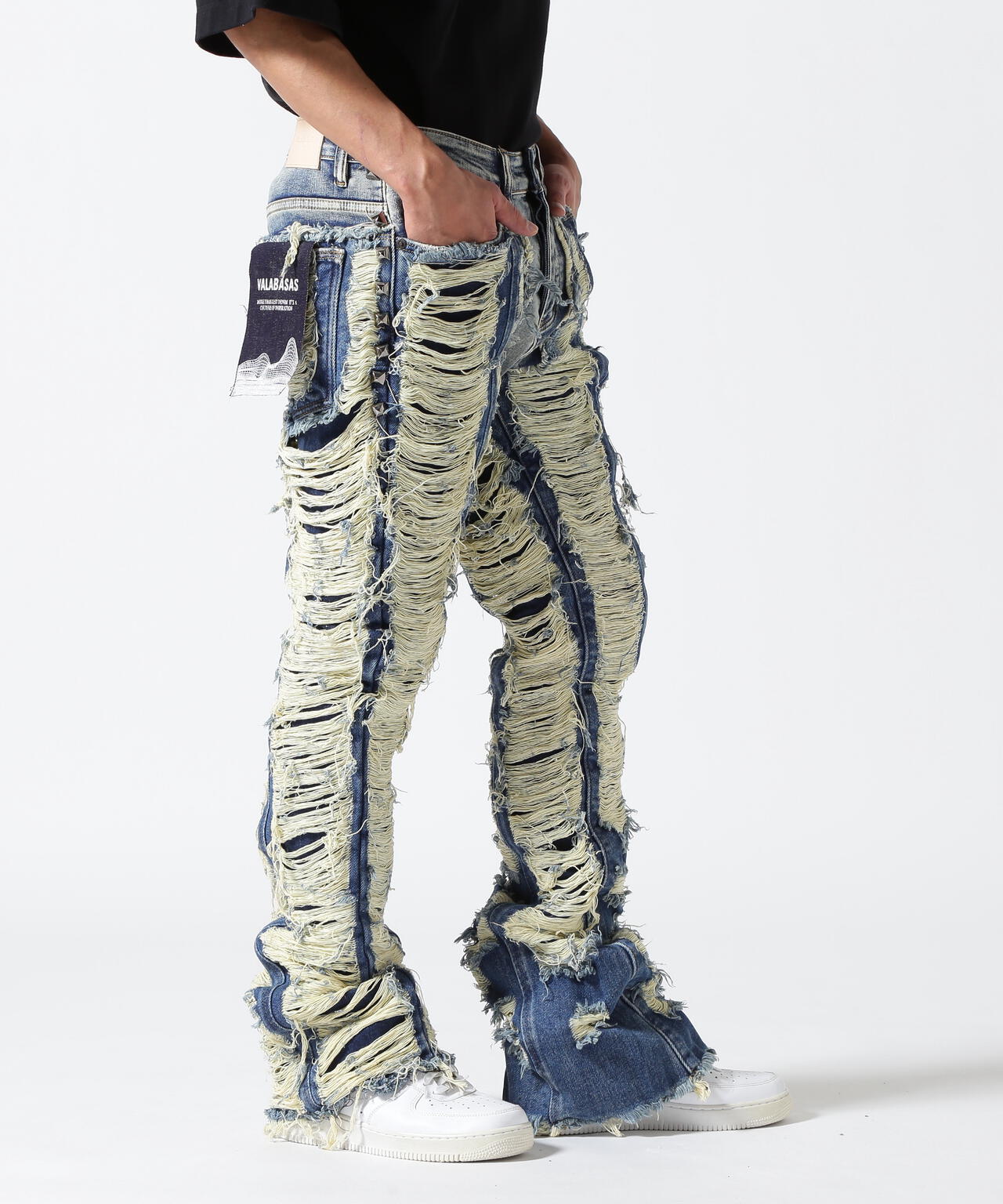 Valabasas/バラバサス/CONTRAST BLUE WASH DENIM