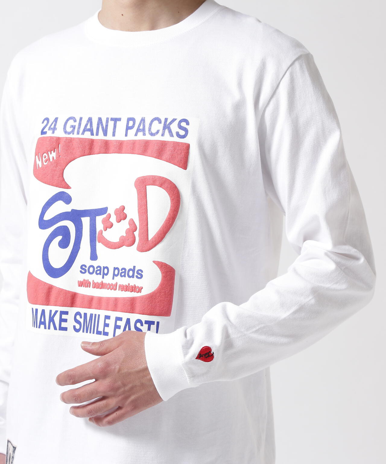 STUD MUFFIN/スタッドマフィン/Stud Make Smaile Fast L/S Tee