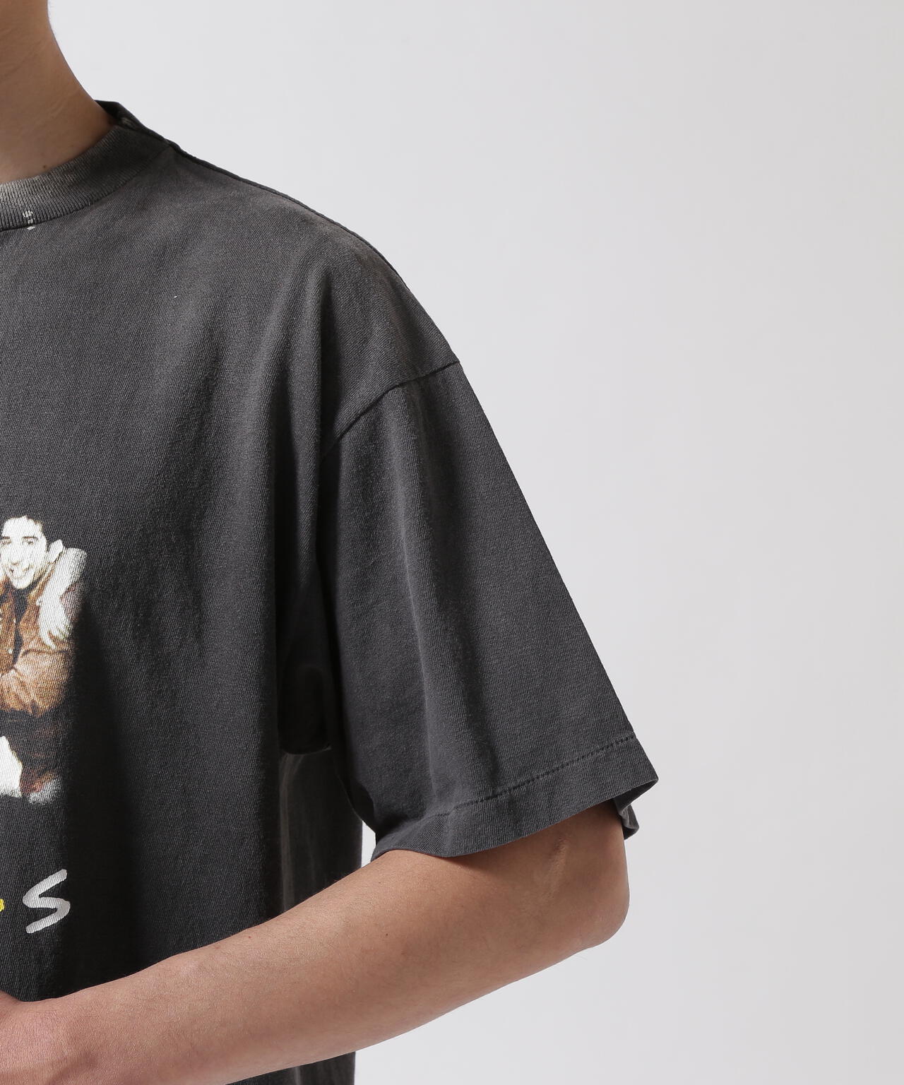 SAINT MICHAEL/セントマイケル/FRIENDSコラボ FRD_SS TEE/BLACK