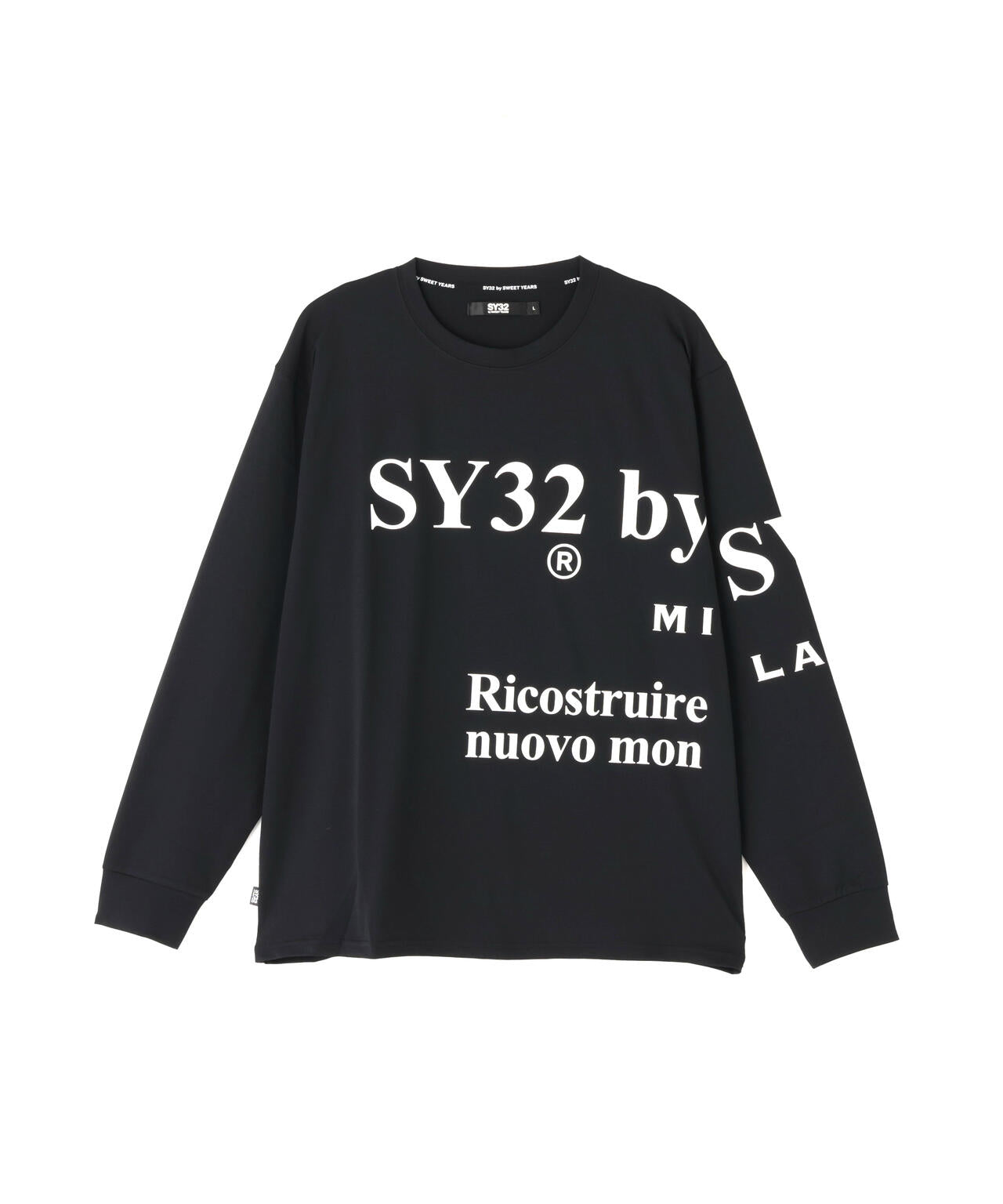 SY32 by SWEET YEARS/NEW SEPARATE GRAPHIC L/S TEE