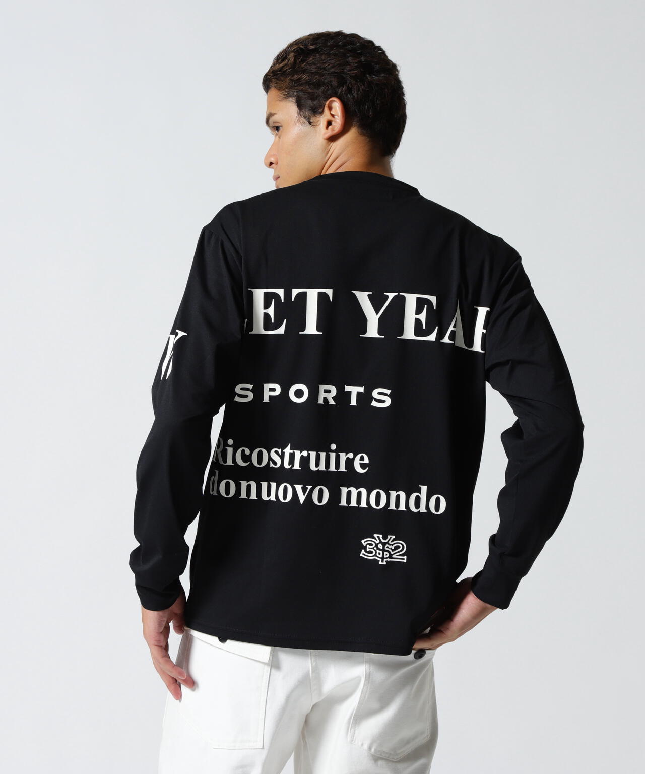 SY32 by SWEET YEARS/NEW SEPARATE GRAPHIC L/S TEE