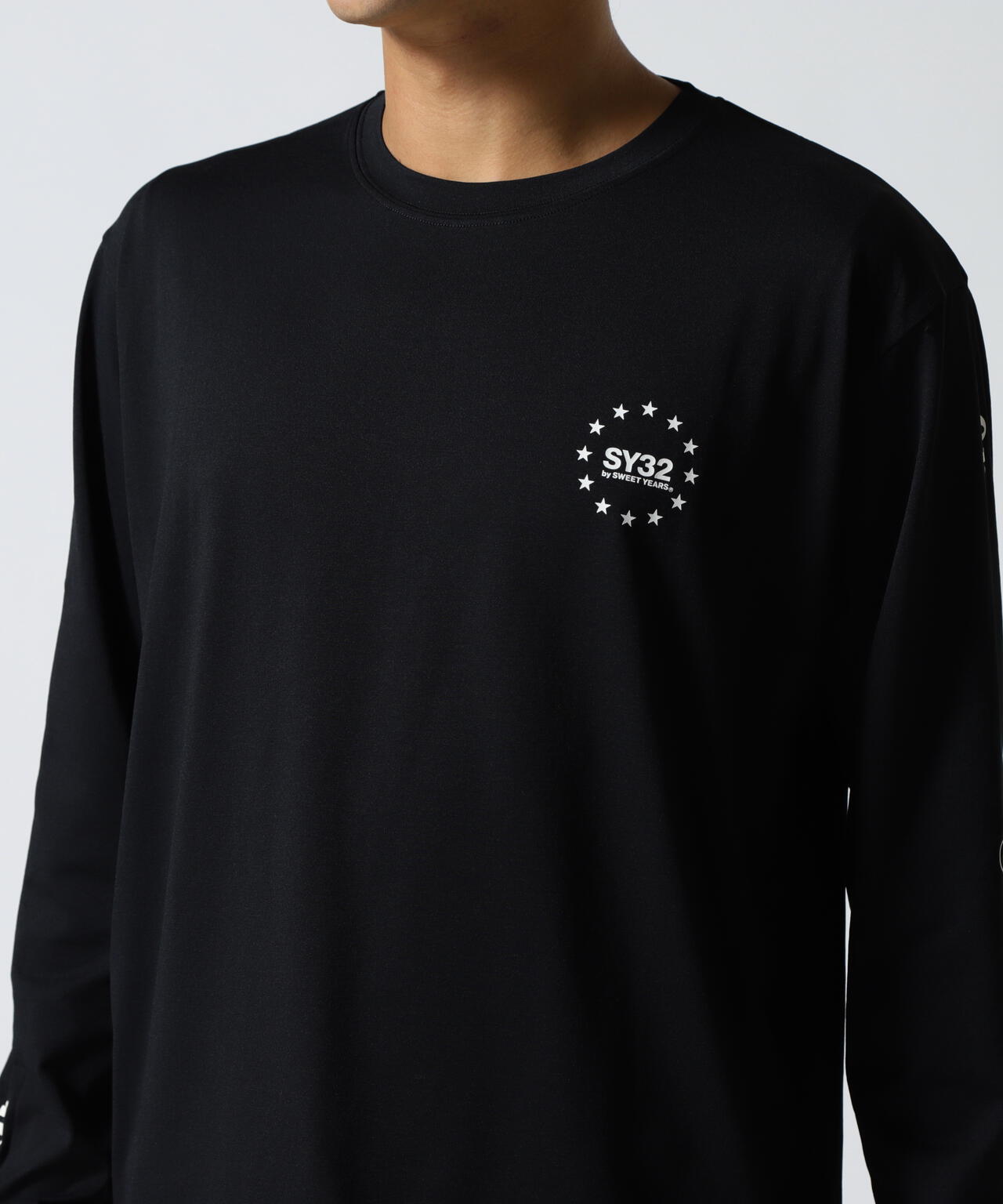 SY32 by SWEET YEARS/SLEEVE MESSAGE L/S TEE
