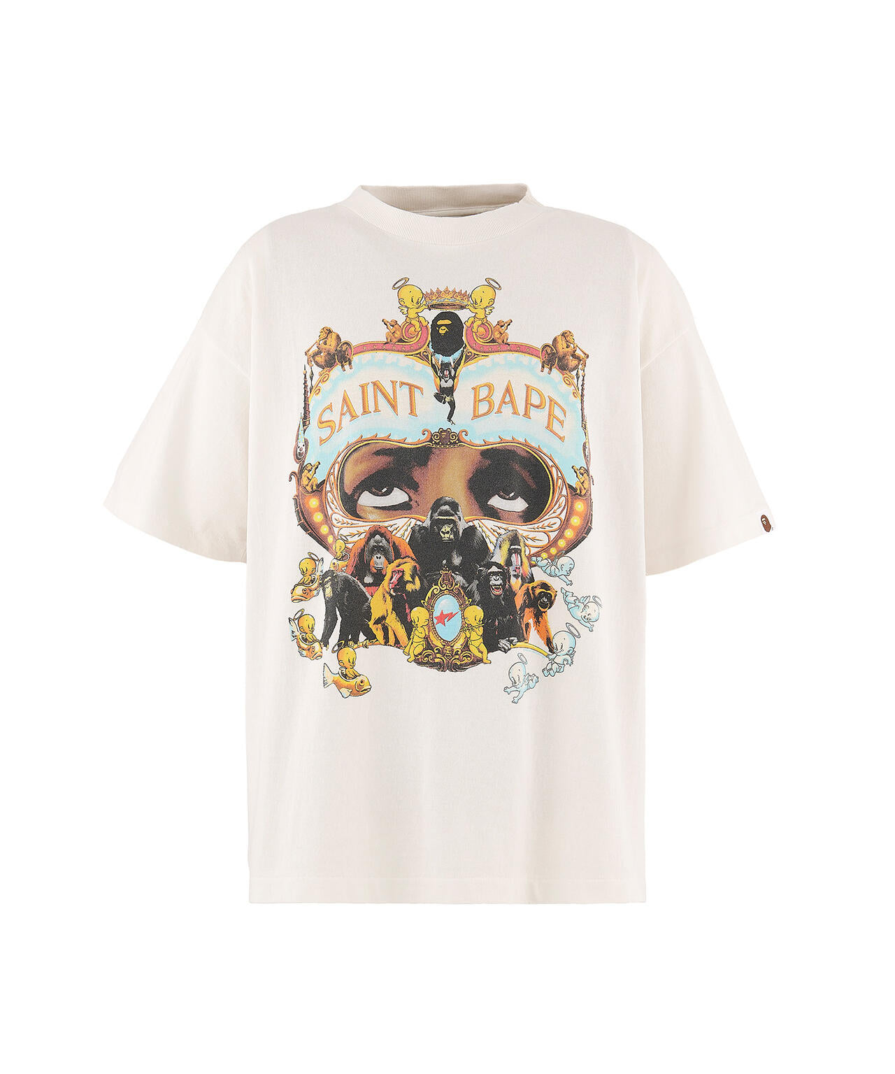 SAINT MICHAEL/セントマイケル/BAPE_SS TEE/GENERATION/WHITE