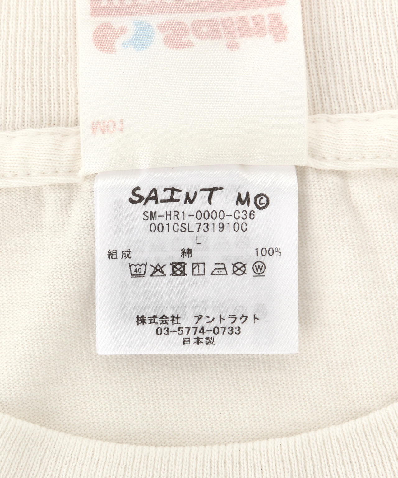 SAINT MICHAEL/セントマイケル/BAPE_SS TEE/GENERATION/WHITE