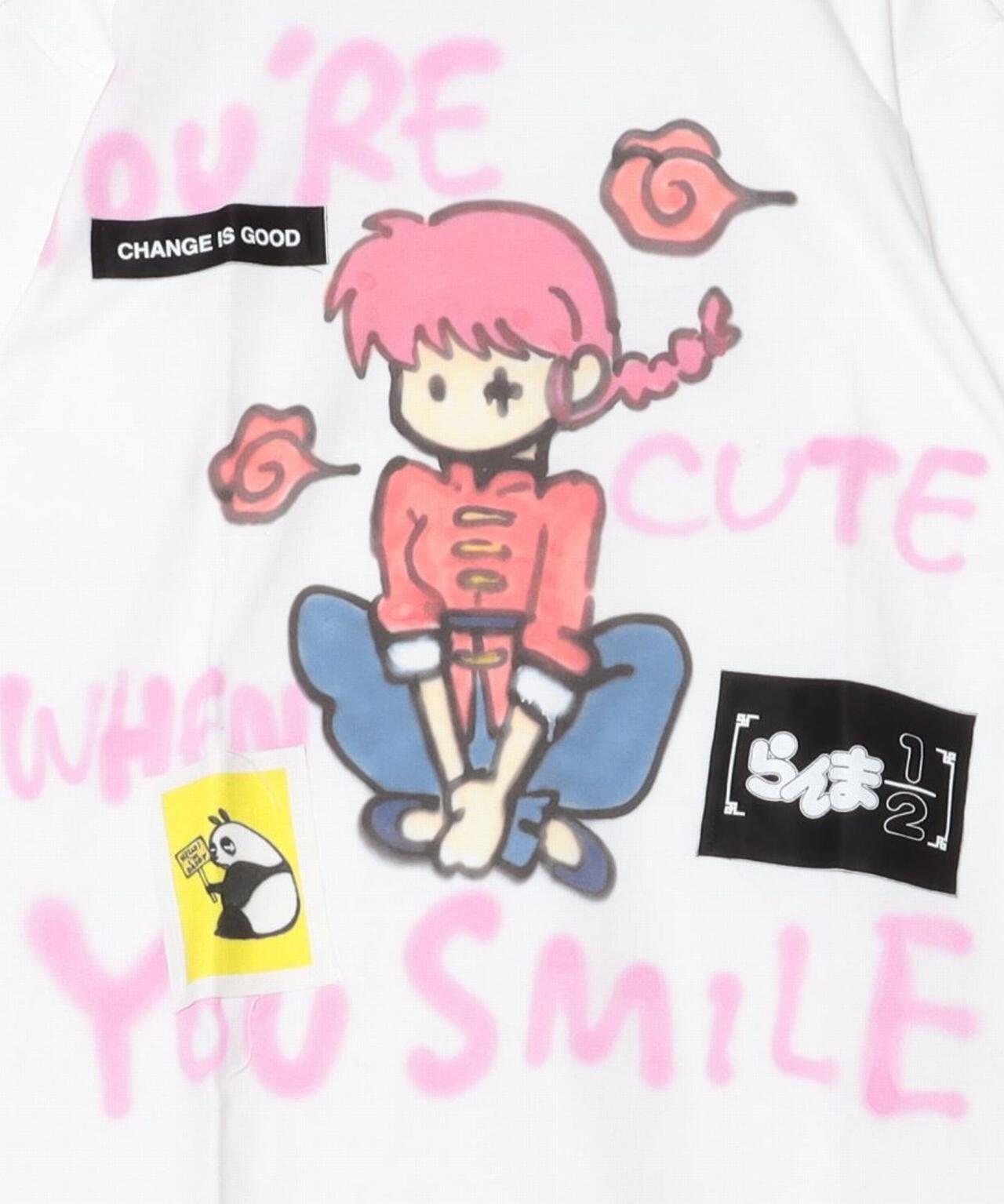 Guernika/ゲルニカ/らんま1/2 Paint T-shirt / らんま
