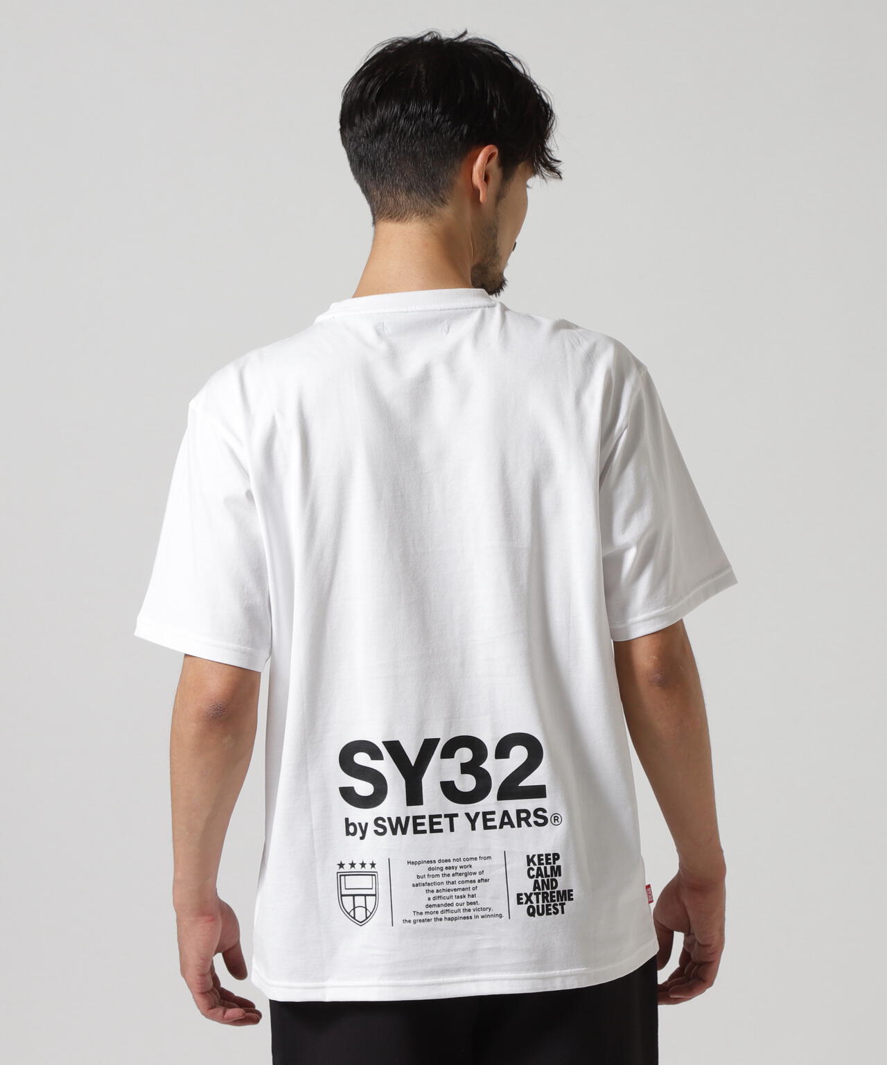 SY32 by SWEET YEARS/エスワイサーティトゥ バイ スィートイヤーズ/MULTI LOGO GRAPHIC TEE