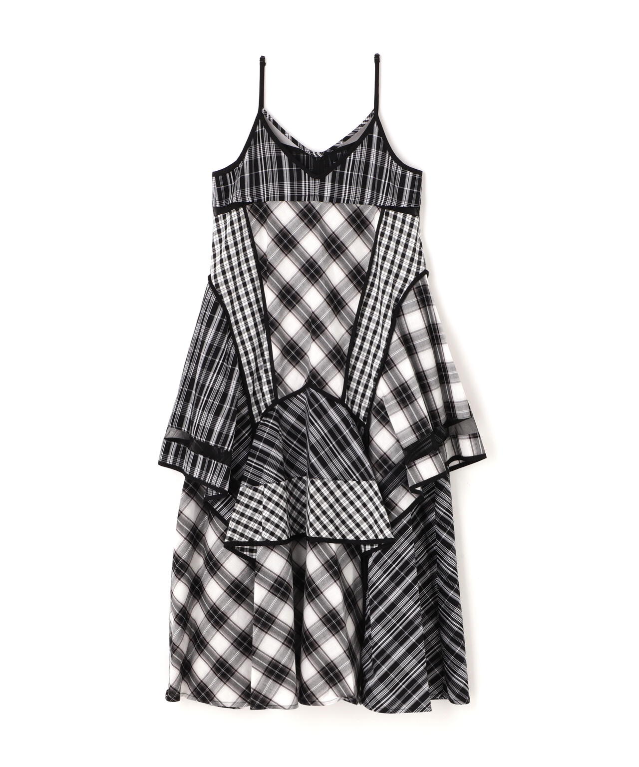 AULA AILA/アウラアイラ/CHECK CAMISOLE ONE PIECE