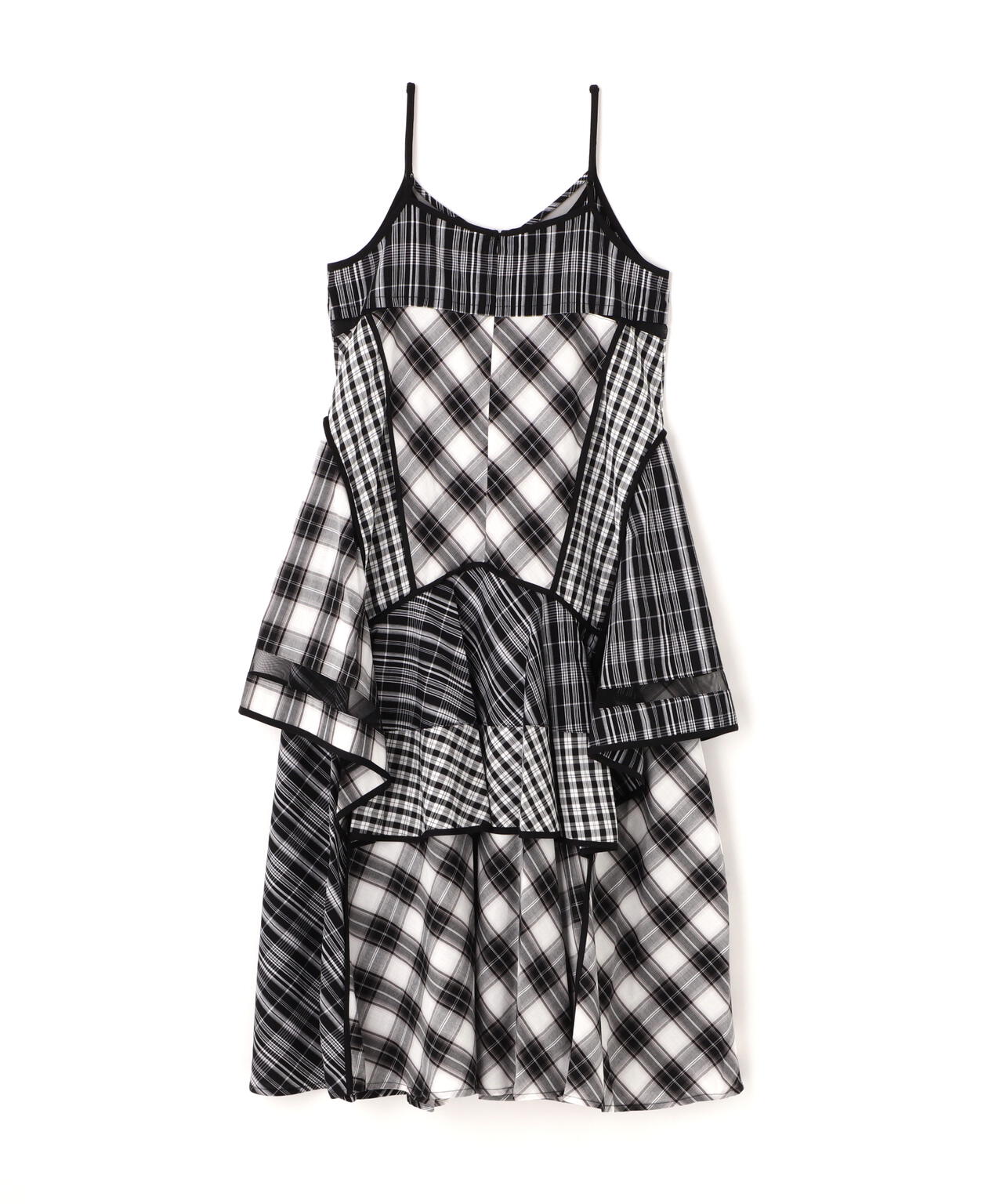 AULA AILA/アウラアイラ/CHECK CAMISOLE ONE PIECE