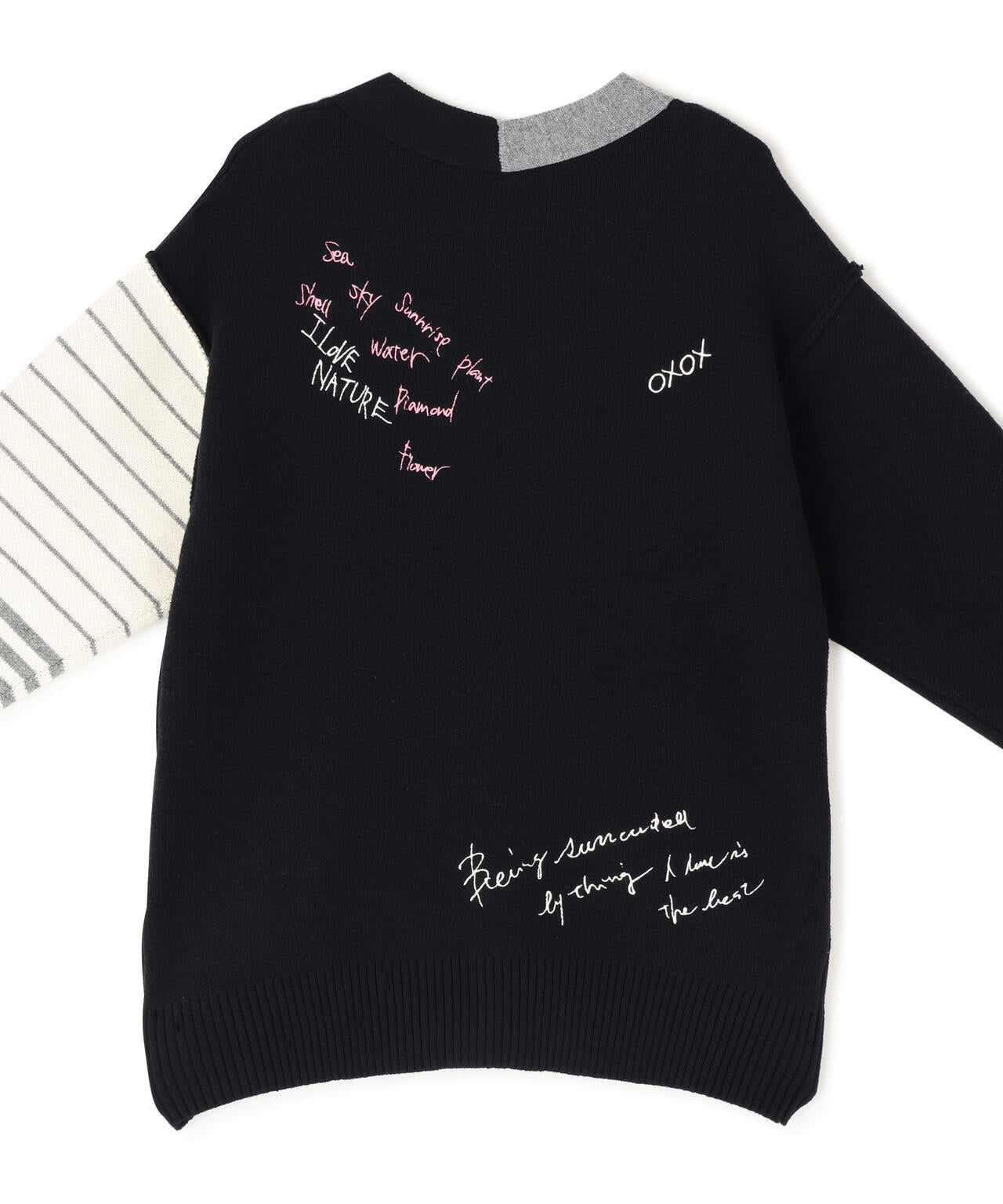AULA AILA/アウラアイラ/MESSAGE LOGO CARDIGAN