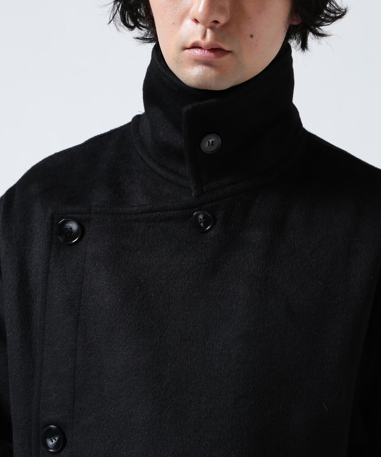 GEN_DAI/ゲンダイ/WOOL WRAP COAT