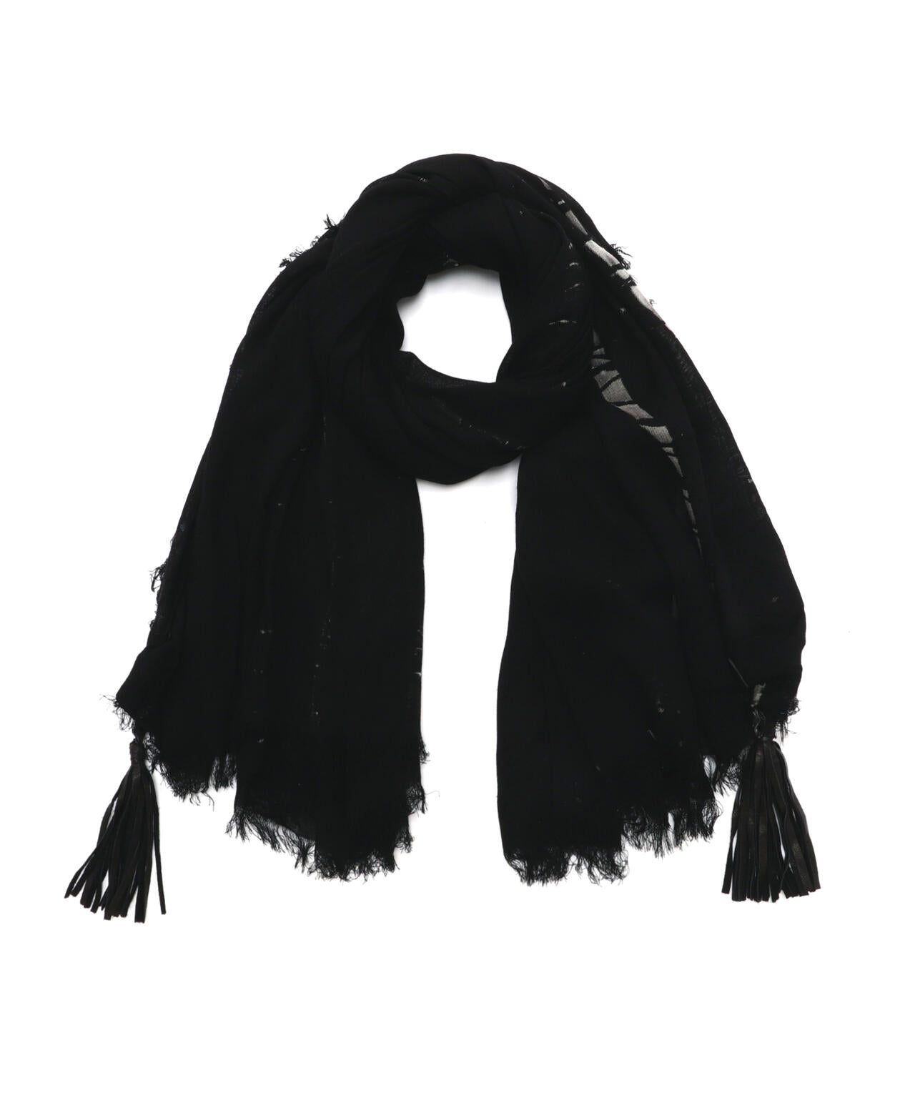 KMRii/ケムリ/Shadow Vine Square Stole