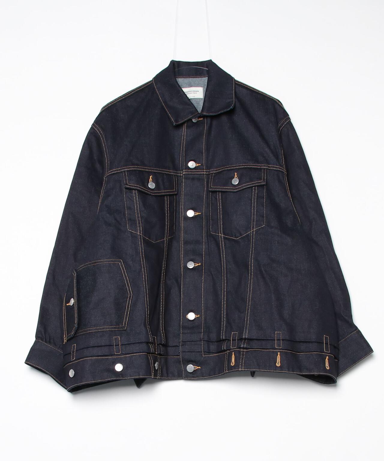 beautiful people/ビューティフルピープル/double-end selvedge denim blouson