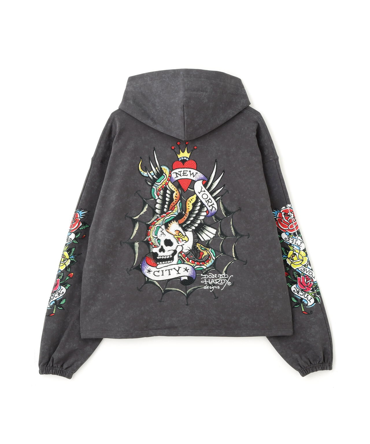 FR(13)NDS × Ed Hardy/フレンズ × エド・ハーディ/コラボジップフーディ