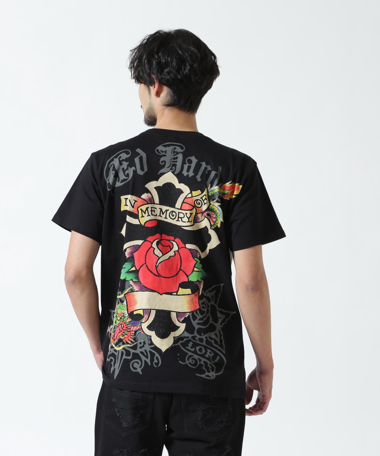 Ed Hardy/エド ハーディー/ECST SS TEE_ROSE
