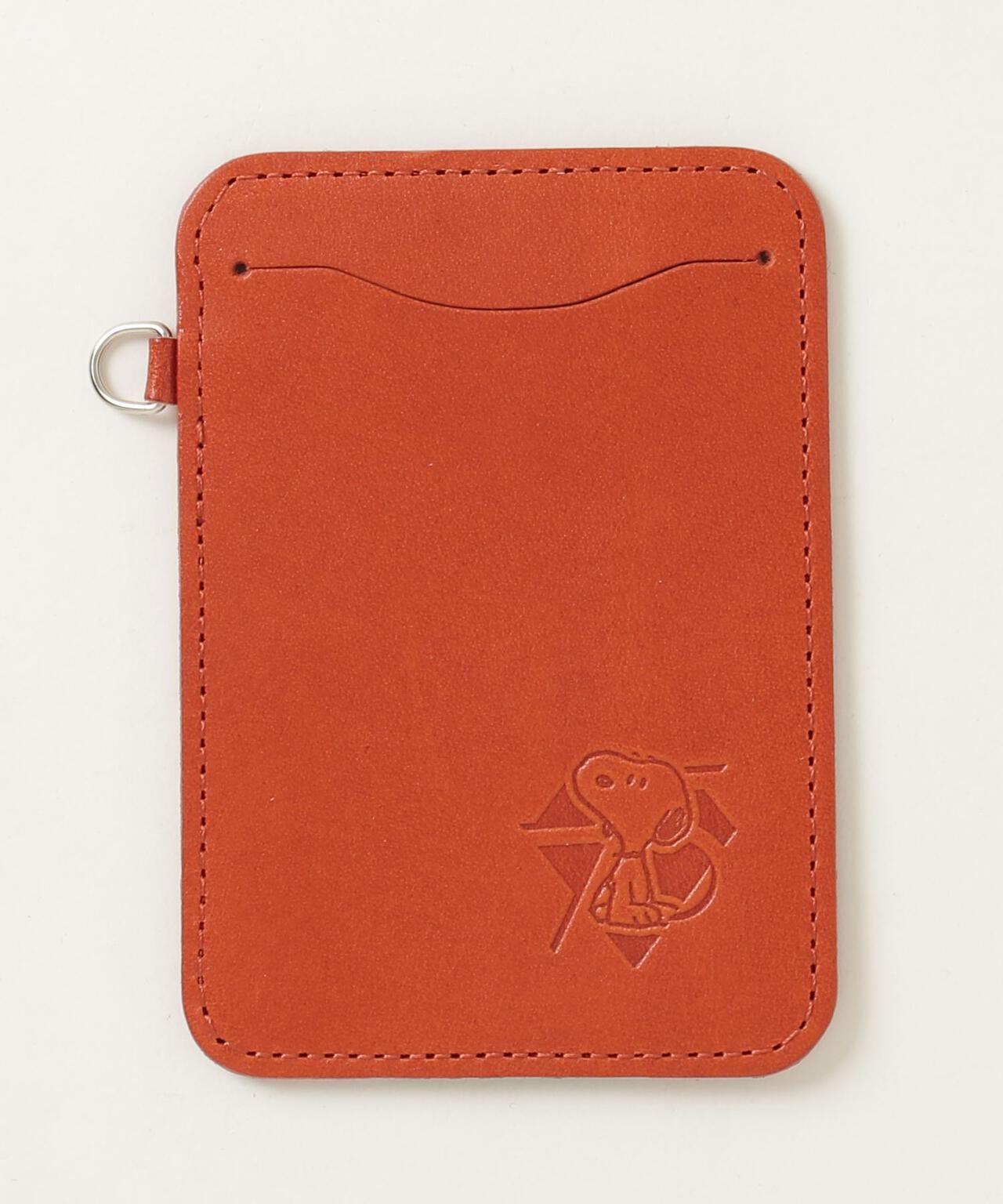 SNOOPY LEATHER COLLECTION/スヌーピーレザーコレクション/栃木レザー75th パスケース