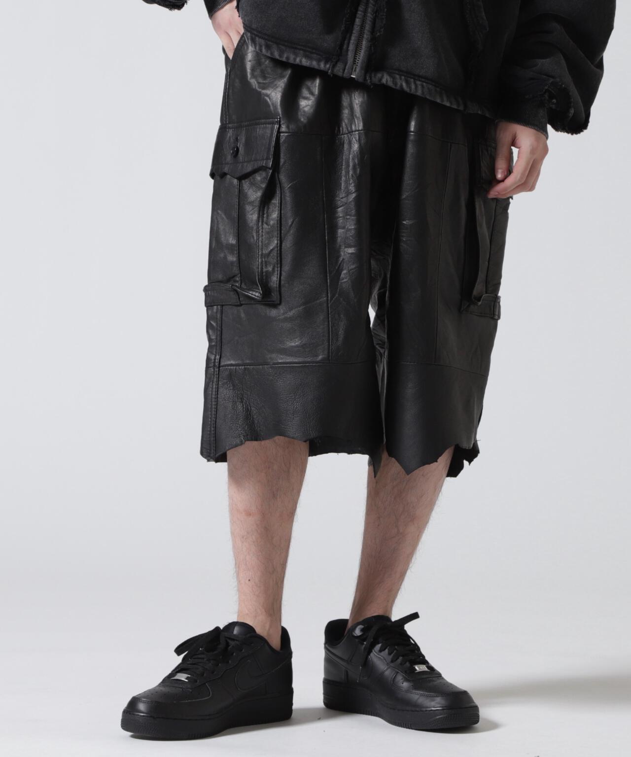 FR(13)NDS/フレンズ/REPRO-LEATHER CARGO SHORTS