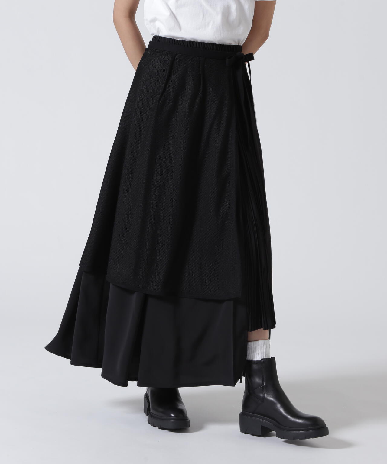 AULA AILA/アウラアイラ/LAYERED TULLE SET SKIRT