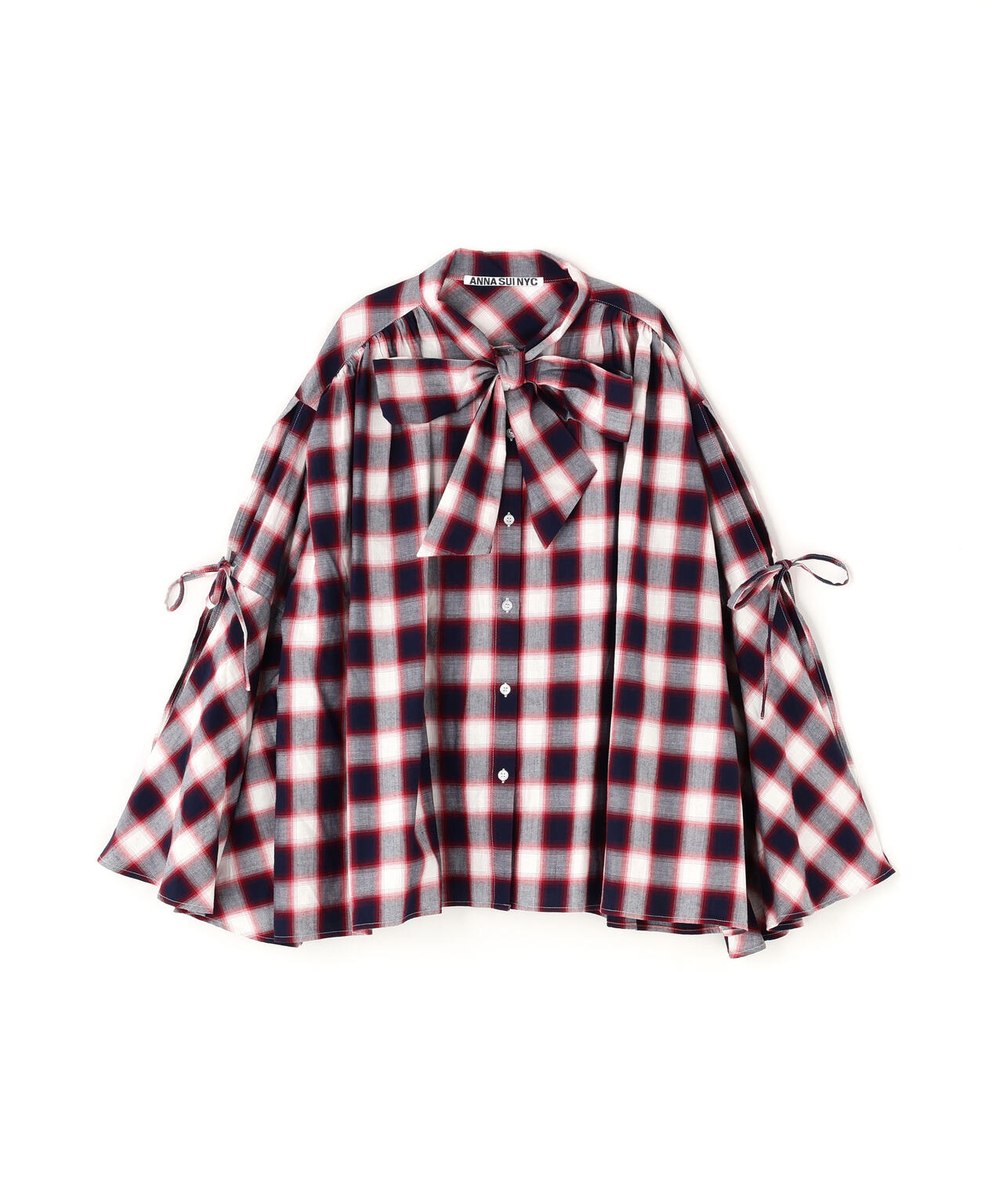 ANNA SUI NYC/アナ スイ エヌワイシー/4WAYチェックブラウス