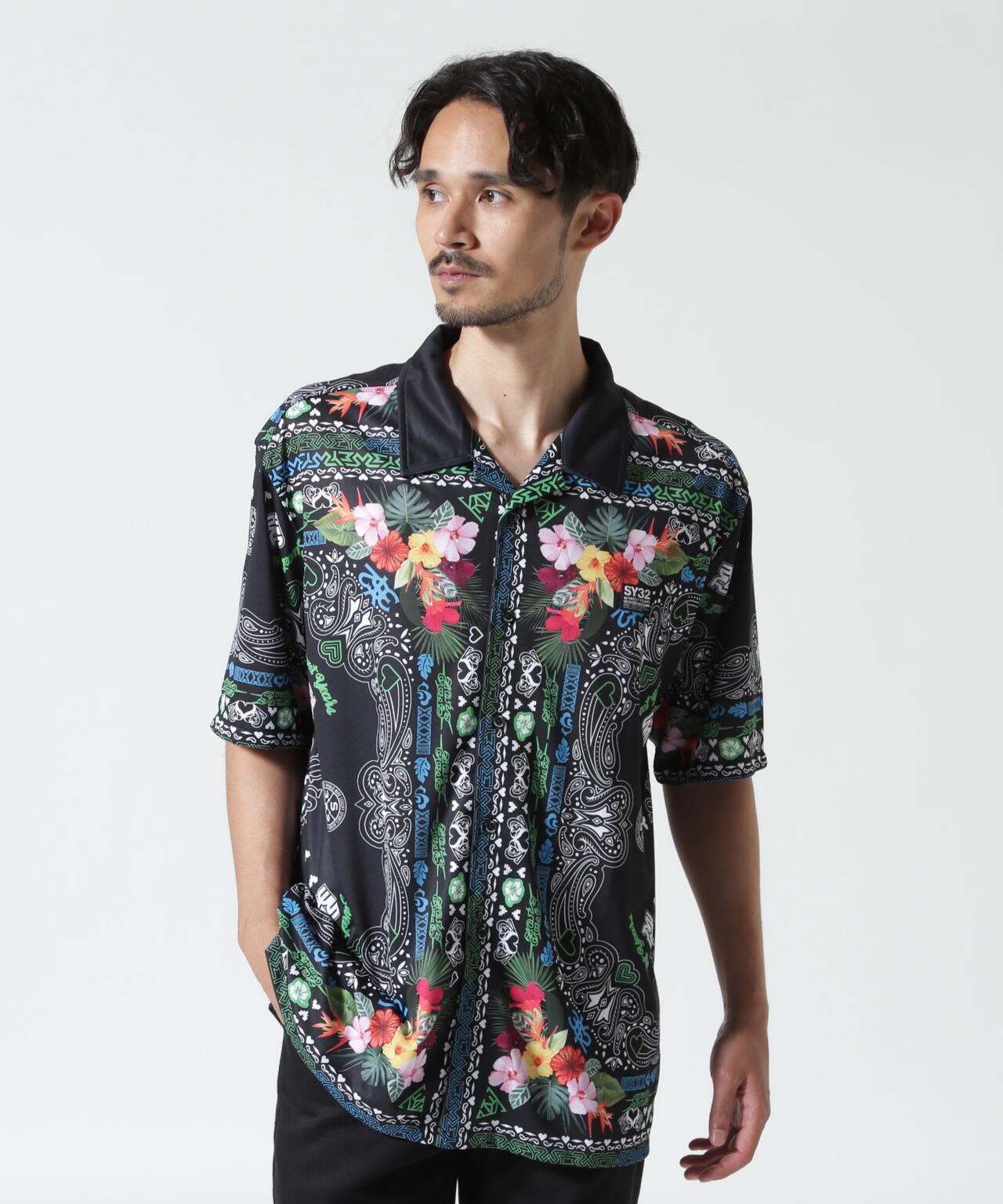 SY32 by SWEET YEARS/RESORT PAISLEY SHIRTS