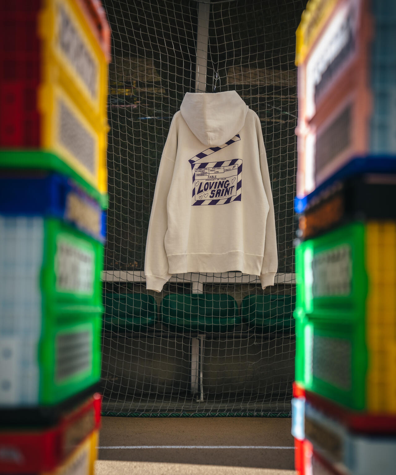 SAINT MICHAEL/セントマイケル/HOODIE/I LOVE SAINT/WHITE