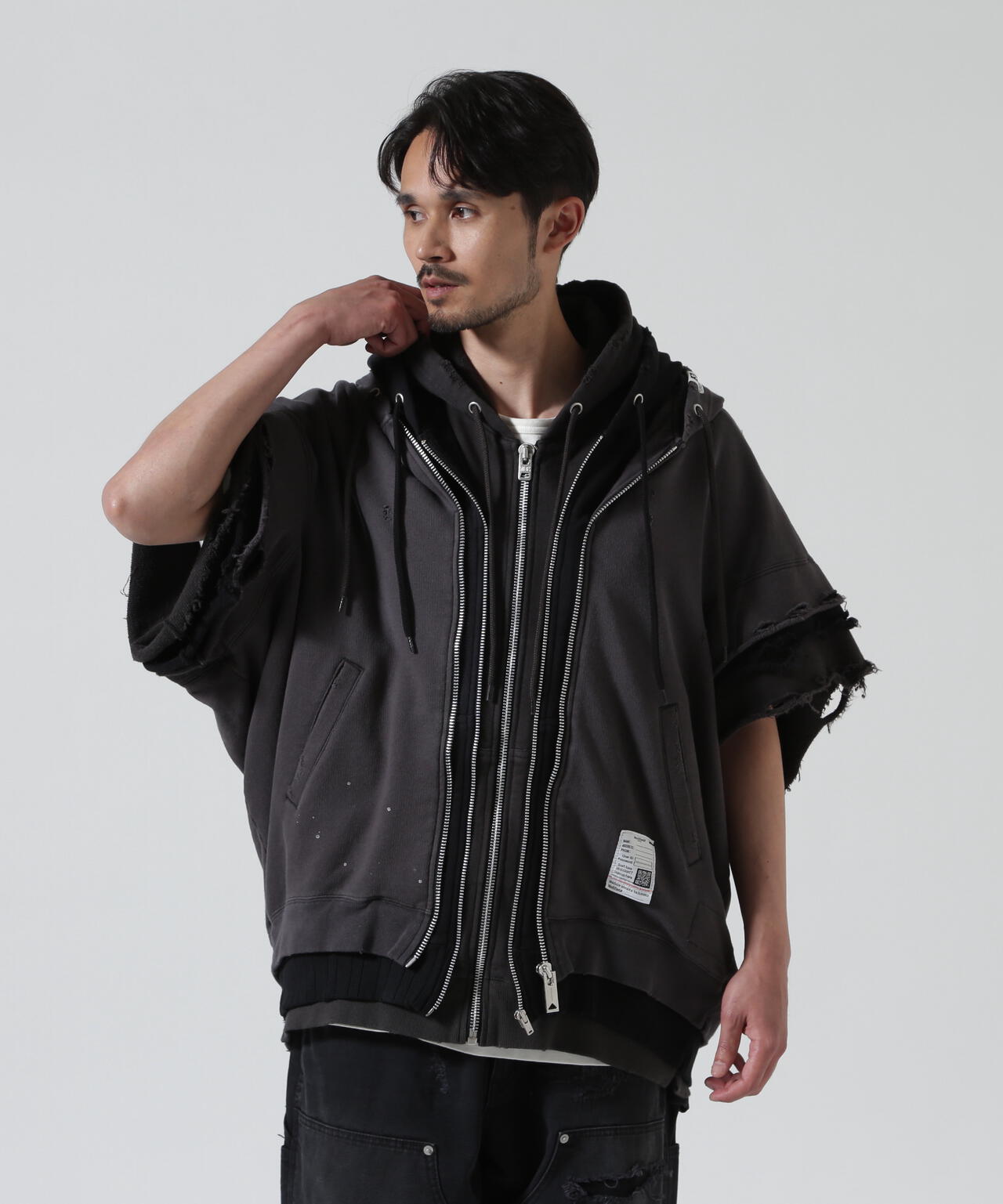 Maison MIHARAYASUHIRO/メゾン ミハラヤスヒロ/TRIPLE LAYERED NO SLEEVE PK