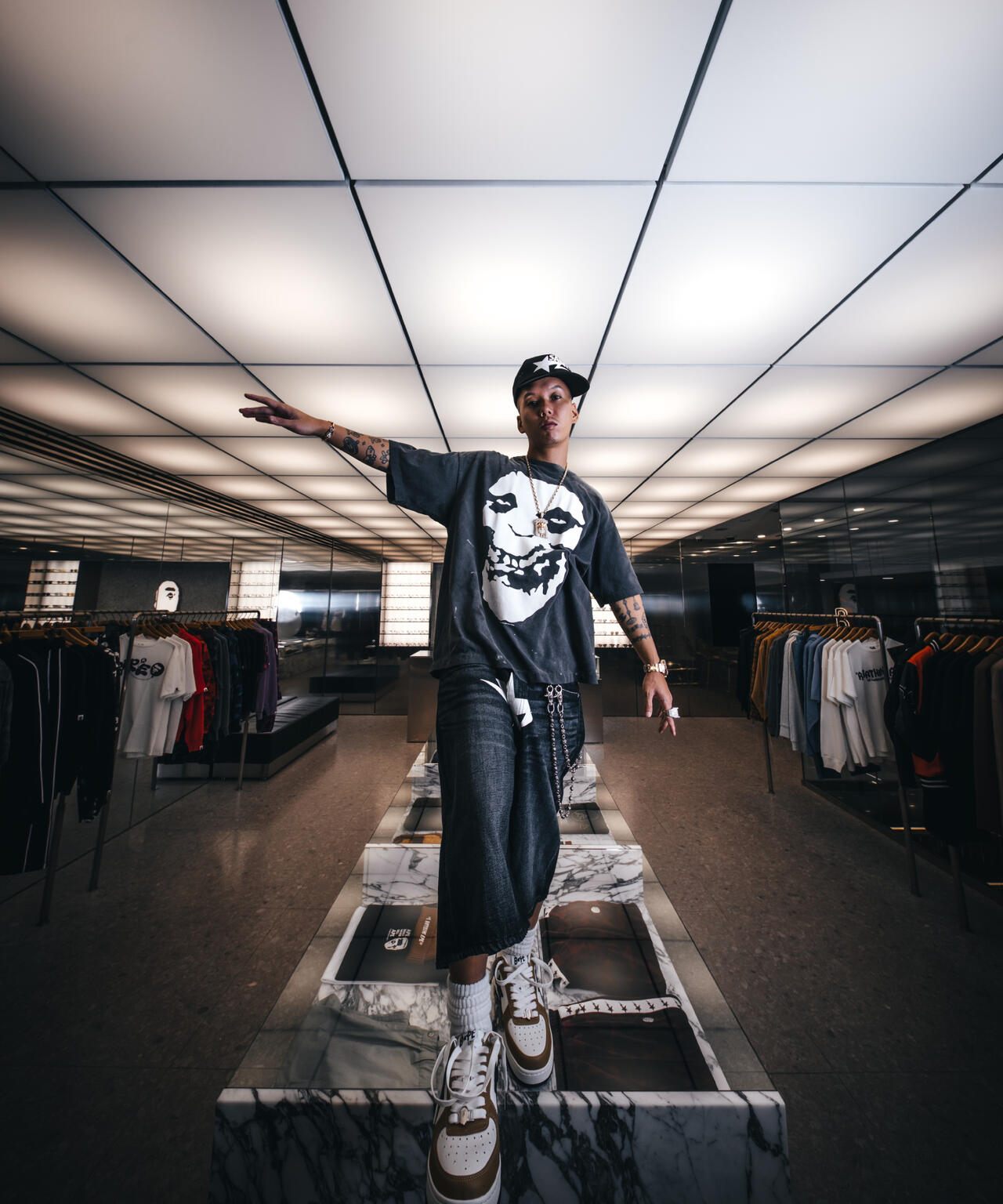 SAINT MICHAEL/セントマイケル/BAPE_SS T-SHIRT/ALWAYS LOVE