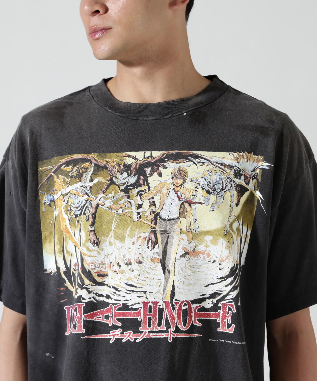 SAINT MICHAEL/セントマイケル/DN_SS T-SHIRT/DETH NOTE/BLACK