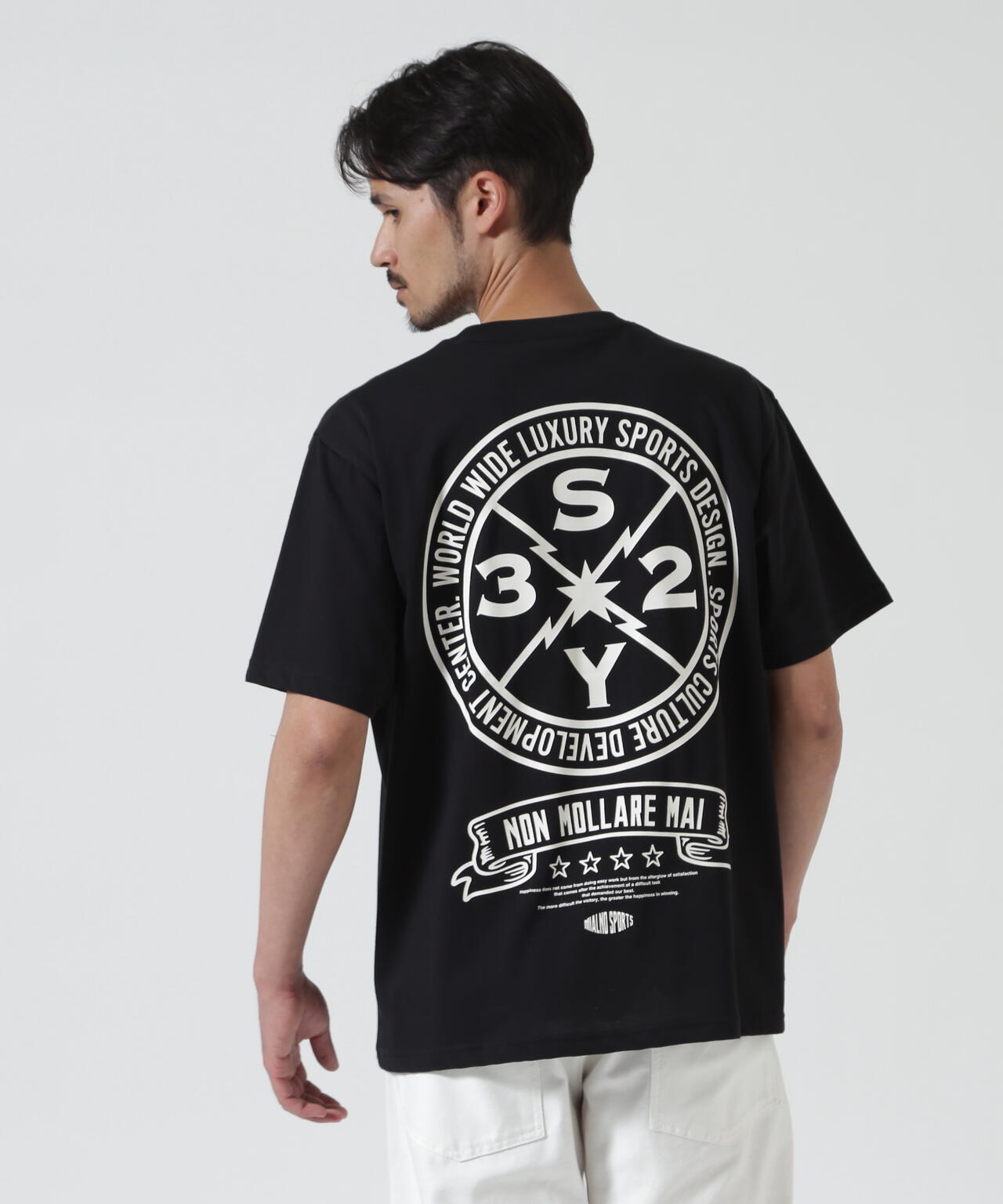 SY32 by SWEET YEARS /BACK CIRCLE LOGO TEE