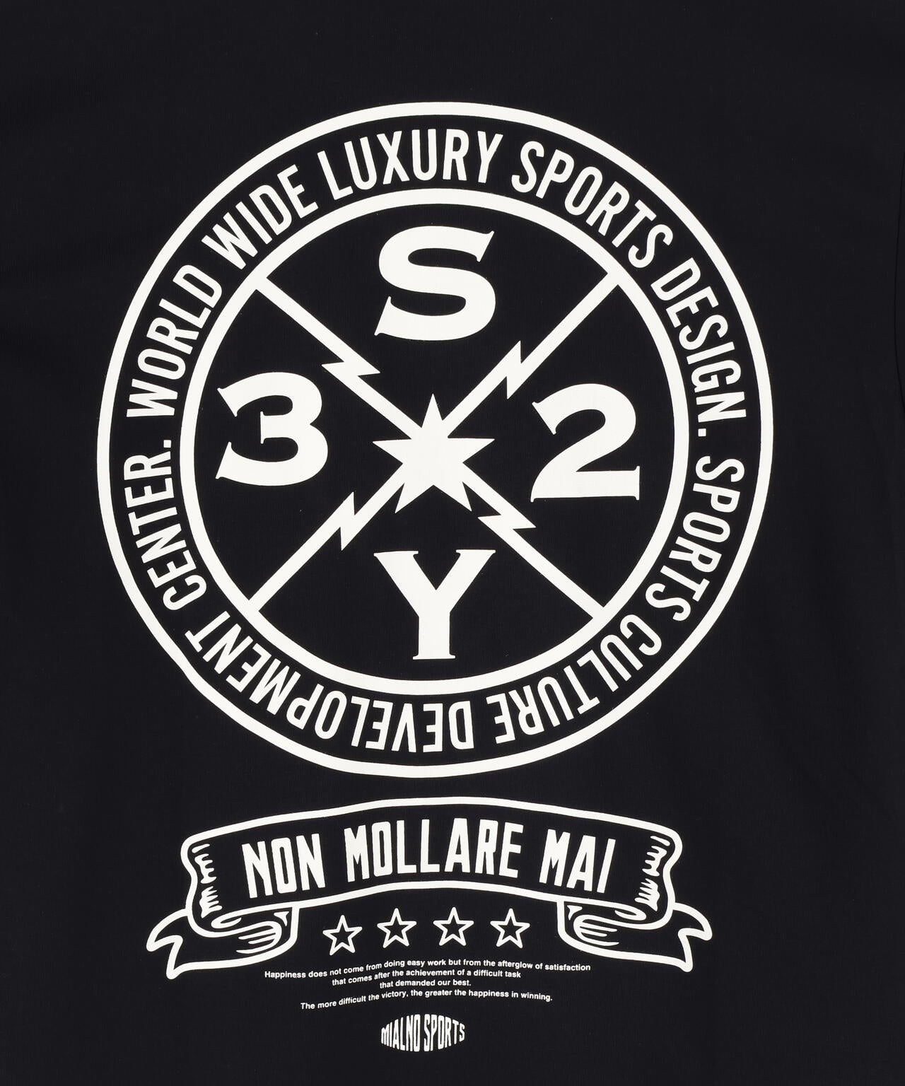 SY32 by SWEET YEARS /BACK CIRCLE LOGO TEE