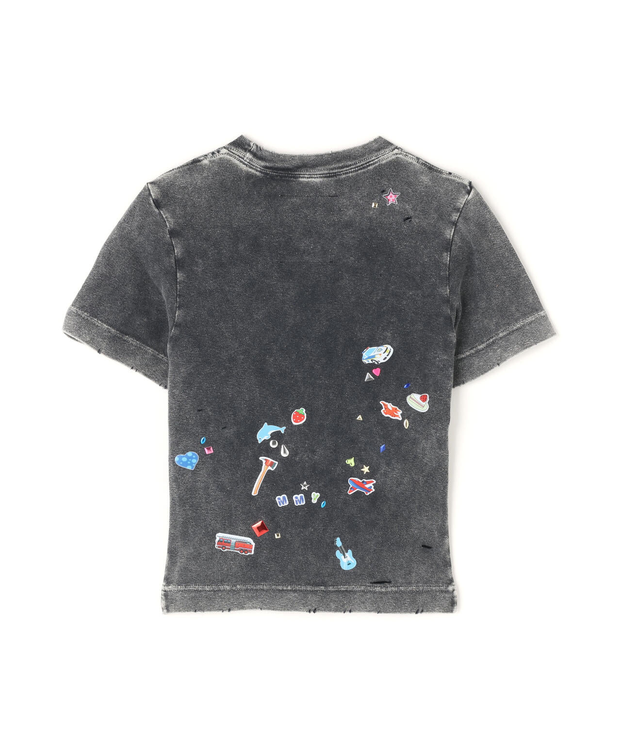 Maison MIHARAYASUHIRO/メゾン ミハラヤスヒロ/Kids Sticker Bleached Mini T-shirt