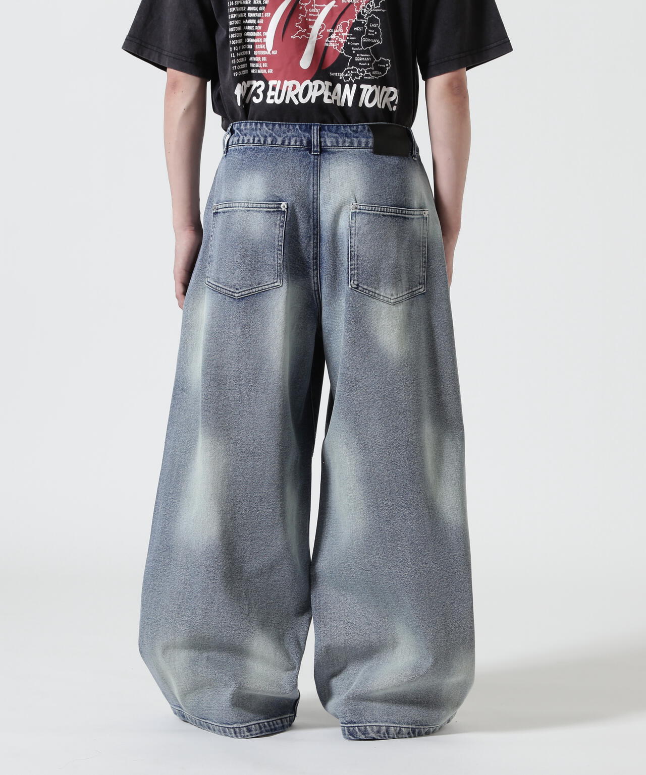 FR(13)NDS/フレンズ/LINE STONE BUGGY DENIM