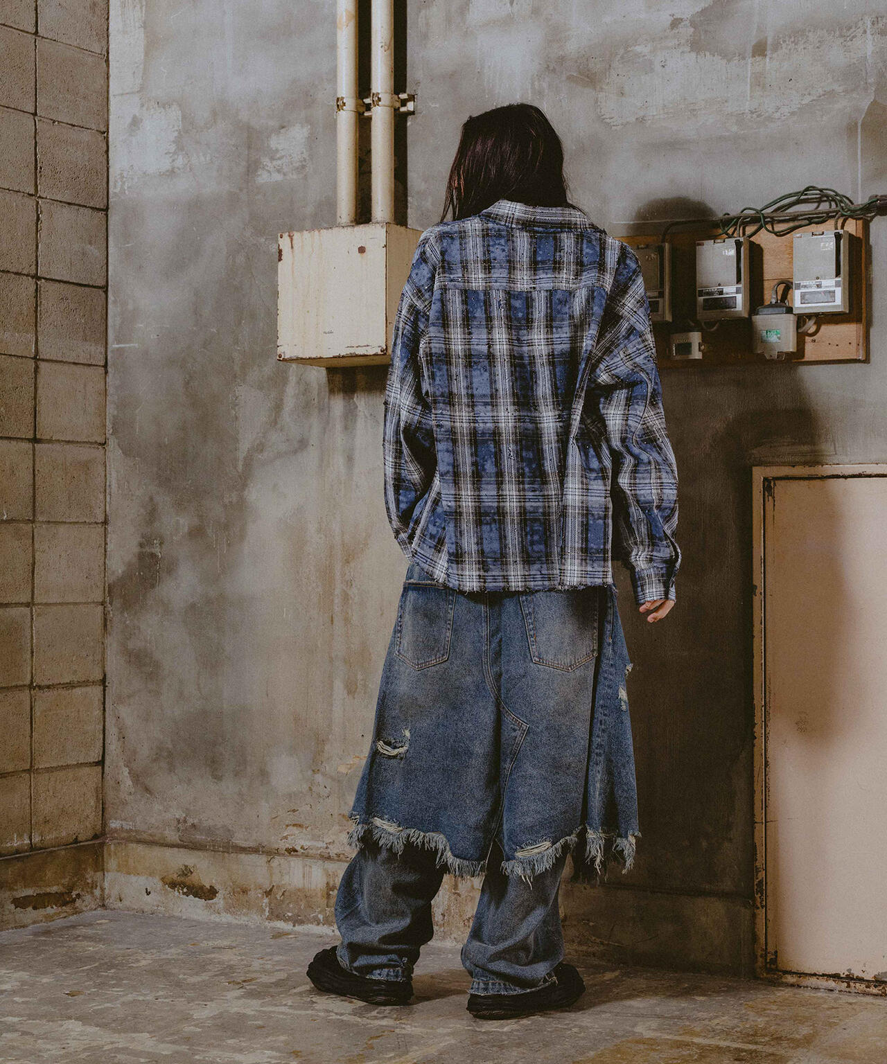 FR(13)NDS/フレンズ/LAYER DENIM SHORTS