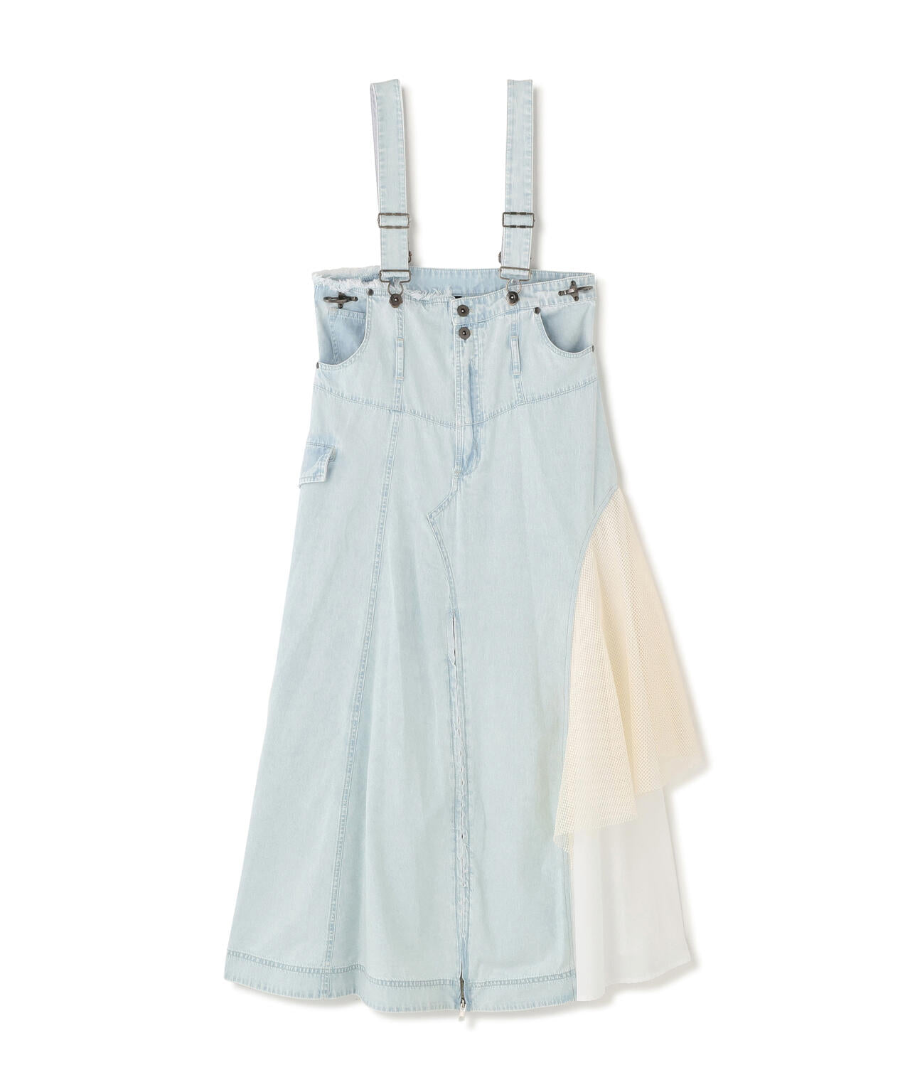 AULA AILA/アウラアイラ/2WAY 3FABRIC JUMPER SKIRT