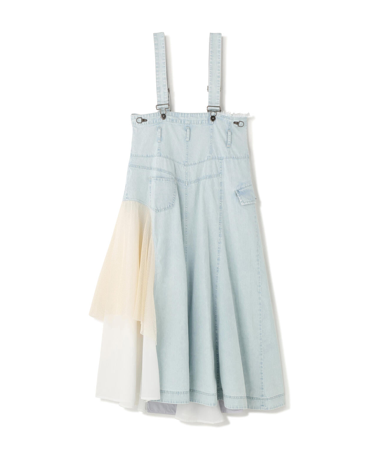 AULA AILA/アウラアイラ/2WAY 3FABRIC JUMPER SKIRT