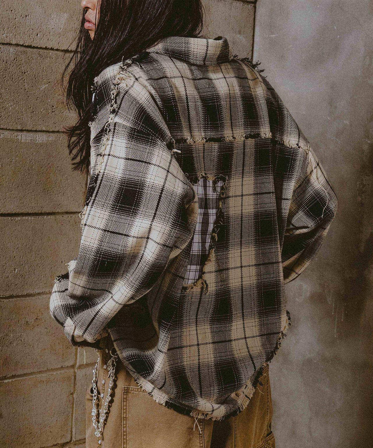 FR(13)NDS/フレンズ/DAMAGE LAYER SHIRT