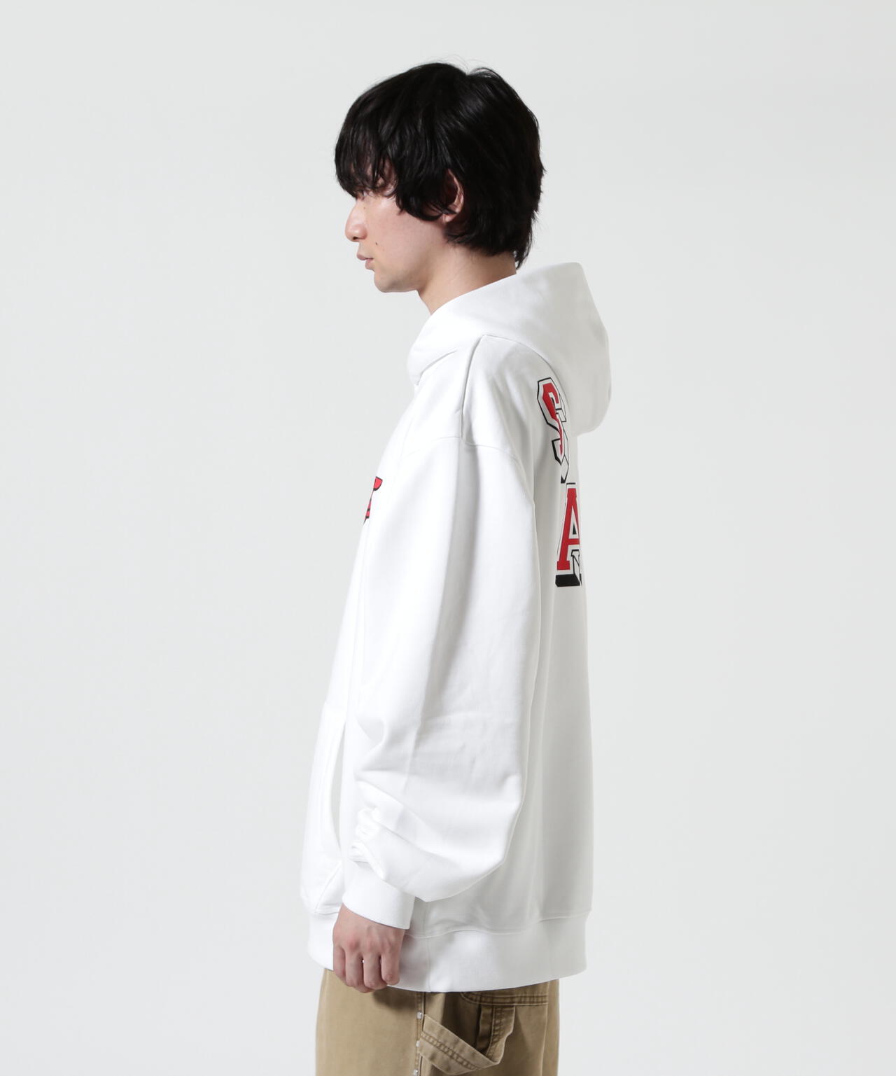 SAINT MICHAEL×JORDAN BRAND/MJ SM FLC HOODIE/WHITE