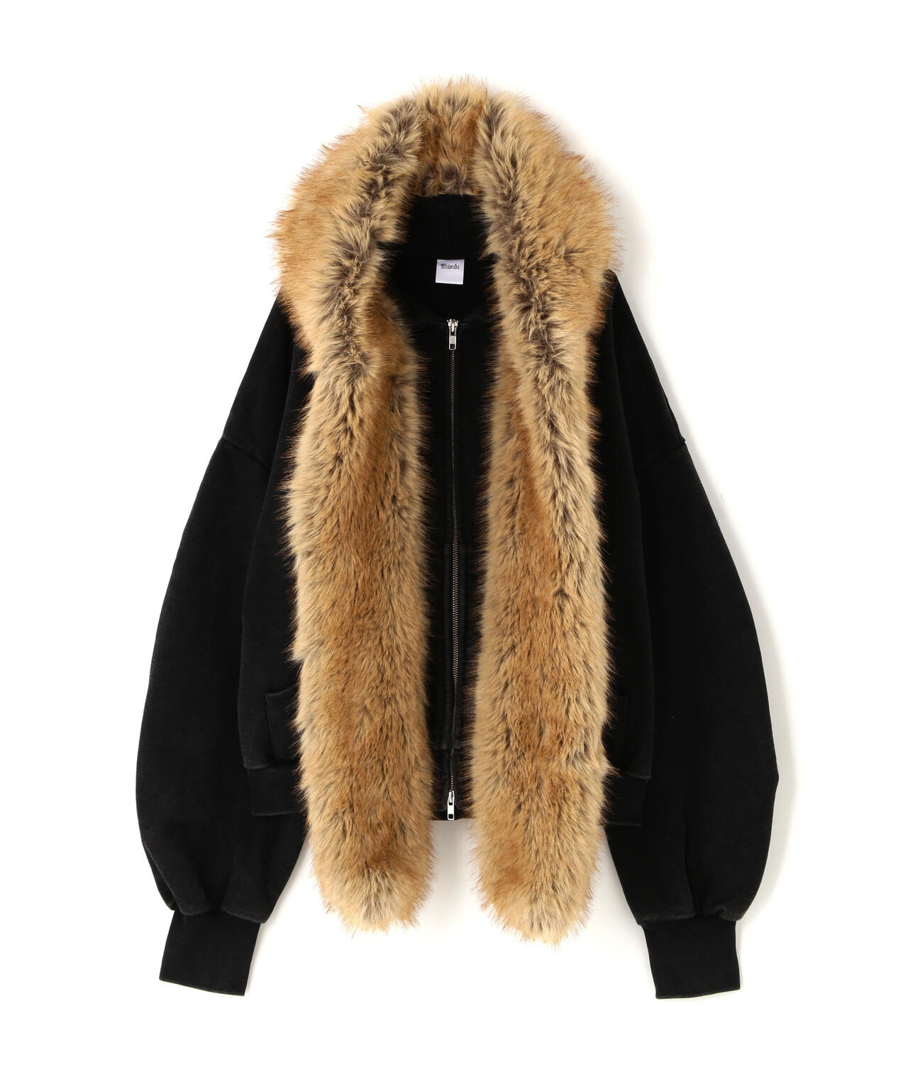 MITSUKI/ミツキ/FAUX MUFFLER HOODIE
