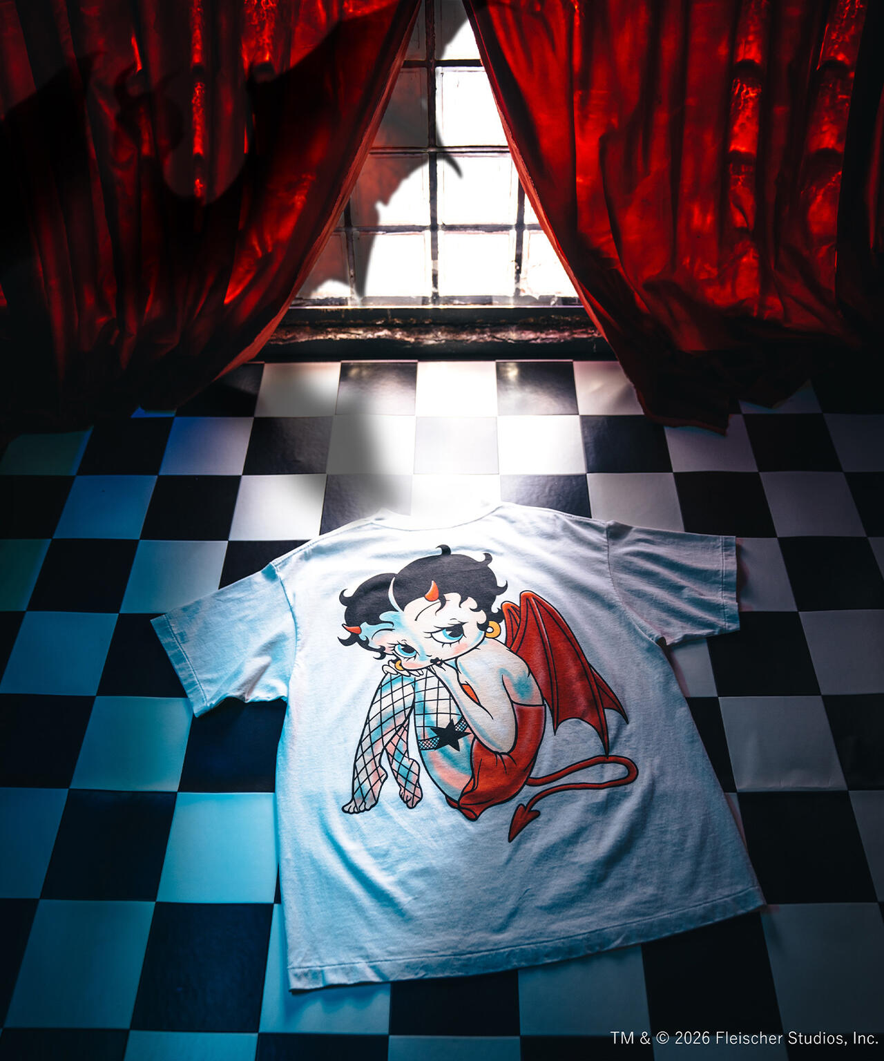SAINT MICHAEL/セントマイケル/BTY_SS T-SHIRT/DEVIL/WHITE
