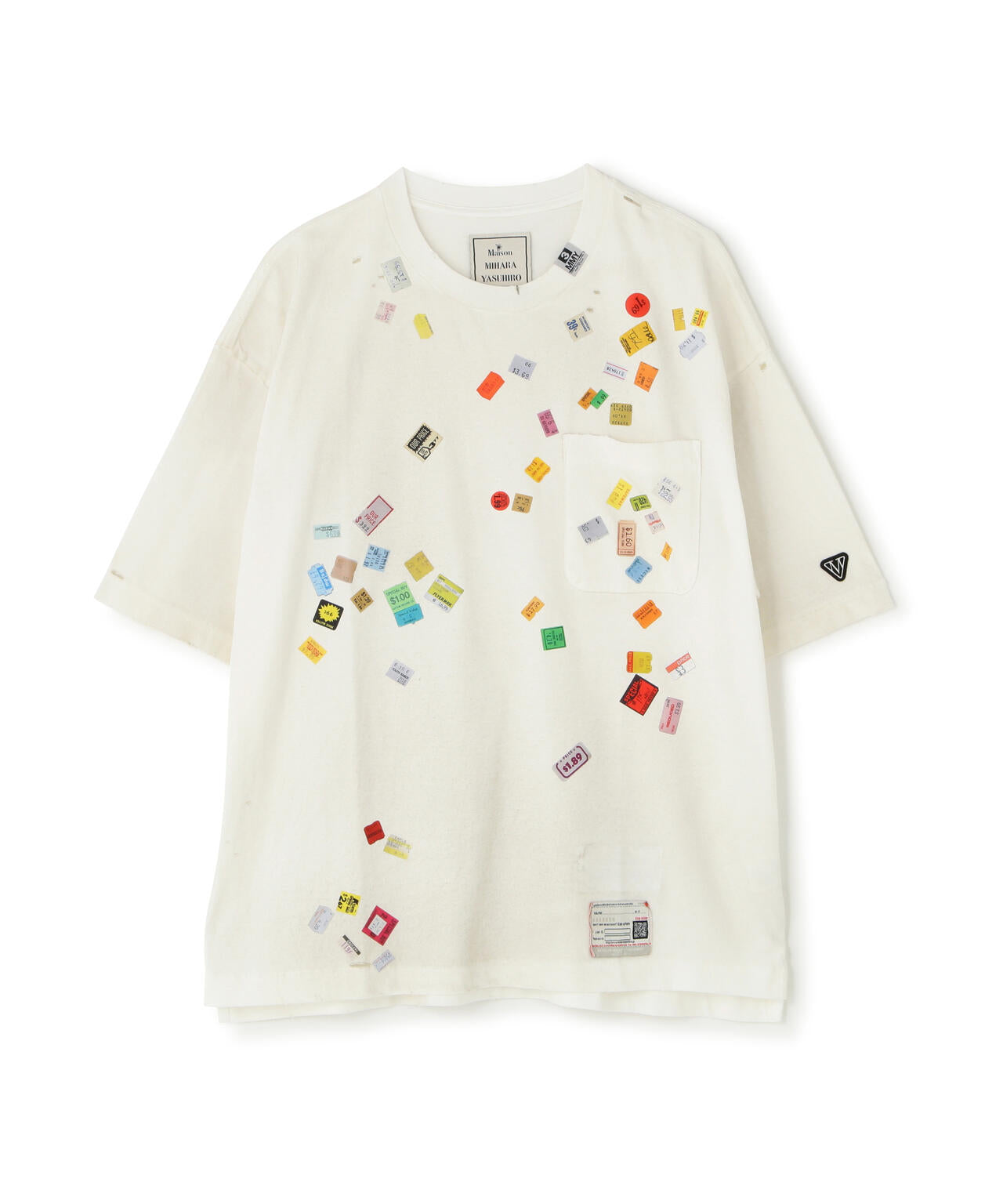 Maison MIHARAYASUHIRO/メゾン ミハラヤスヒロ/PRICE STICKER TEE