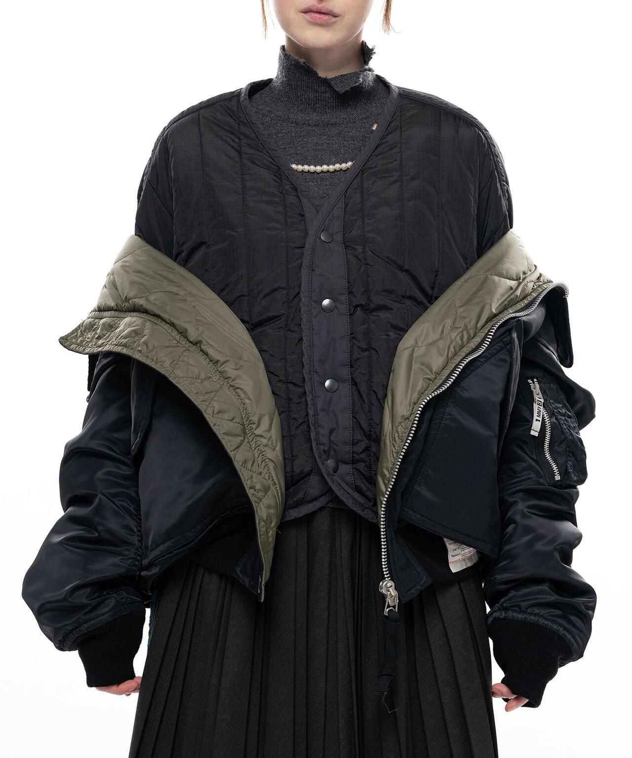 Maison MIHARAYASUHIRO/メゾン ミハラヤスヒロ/LAYERED BOMBER JACKET