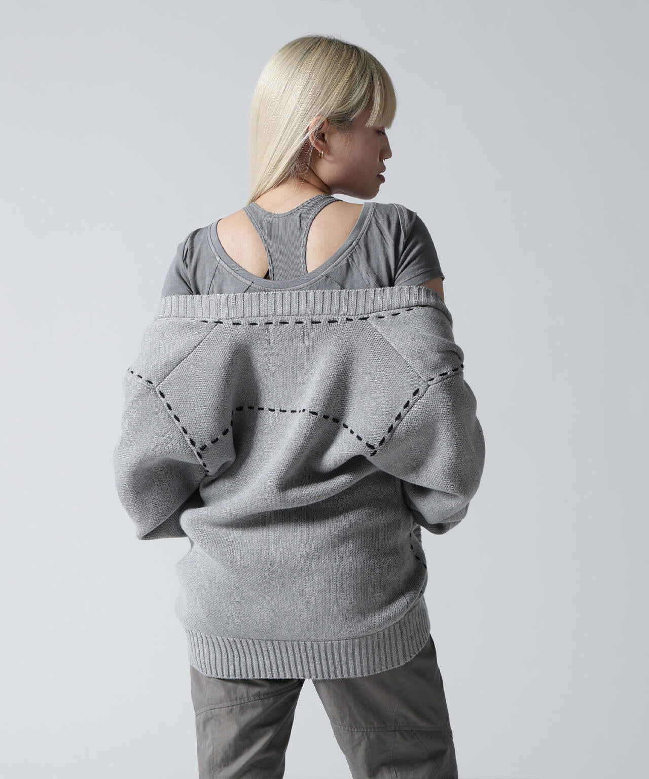 FR(13)NDS/フレンズ/STITCH KNIT CARDIGAN