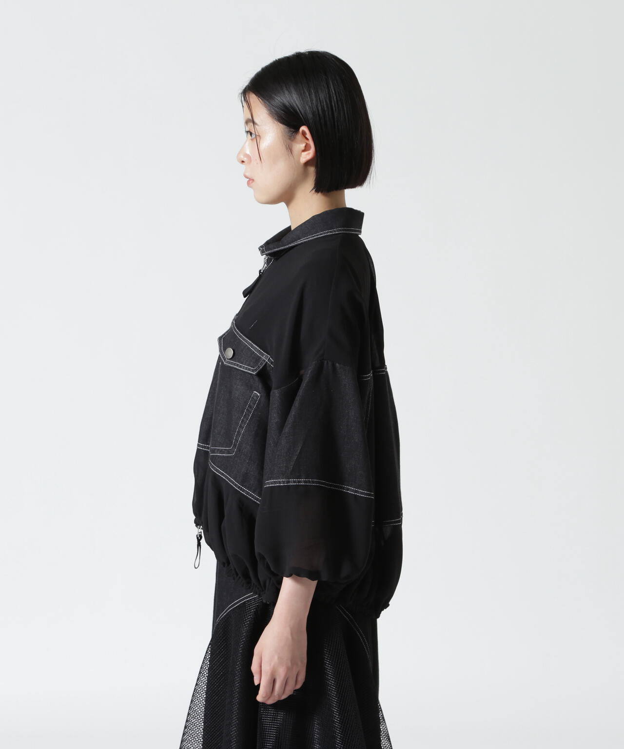 AULA AILA/アウラアイラ/DENIM COMBINATION BLOUSON