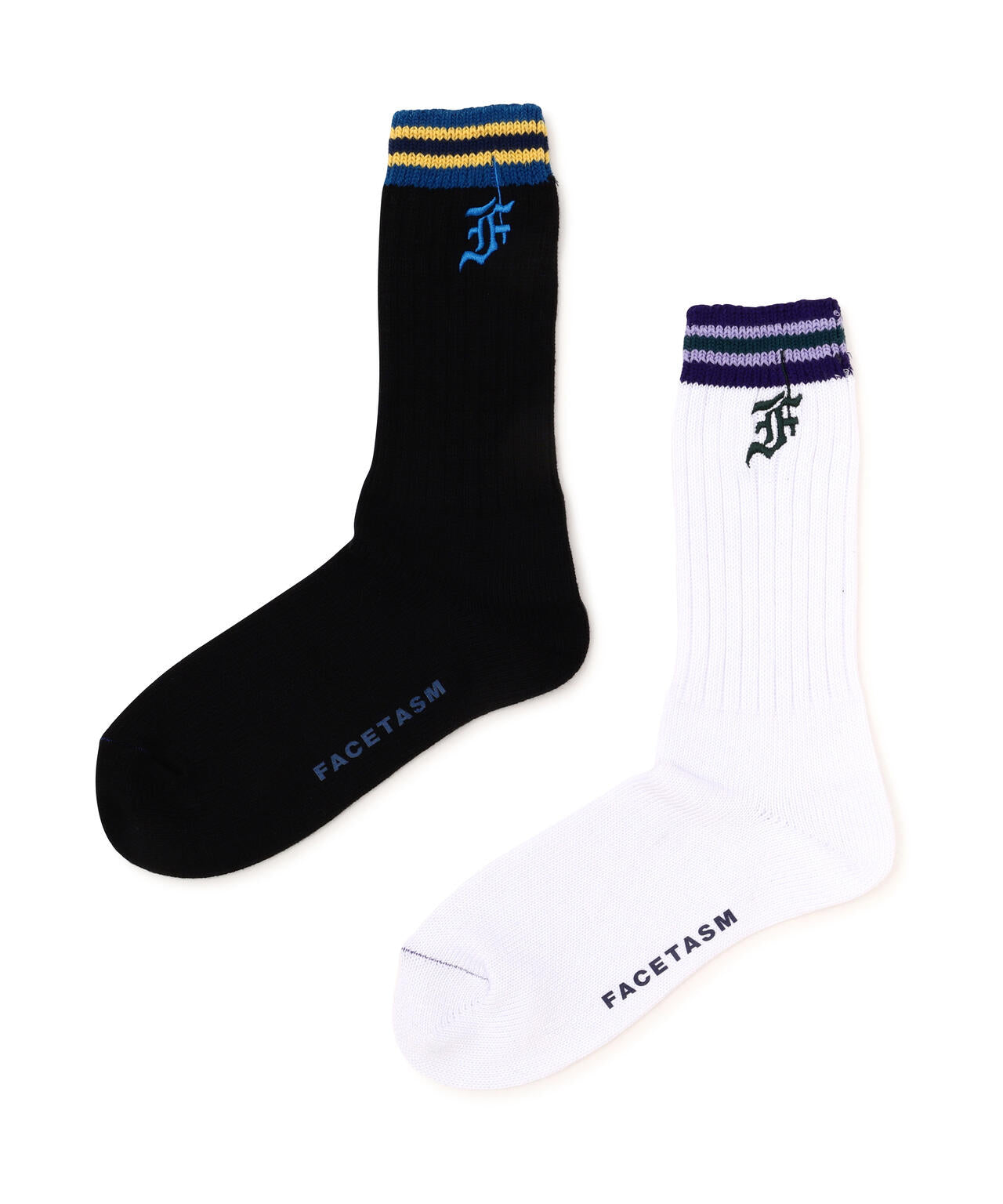 FACETASM/ファセッタズム/Exclusive RIB 2P SOCKS/別注リブ2Pソックス