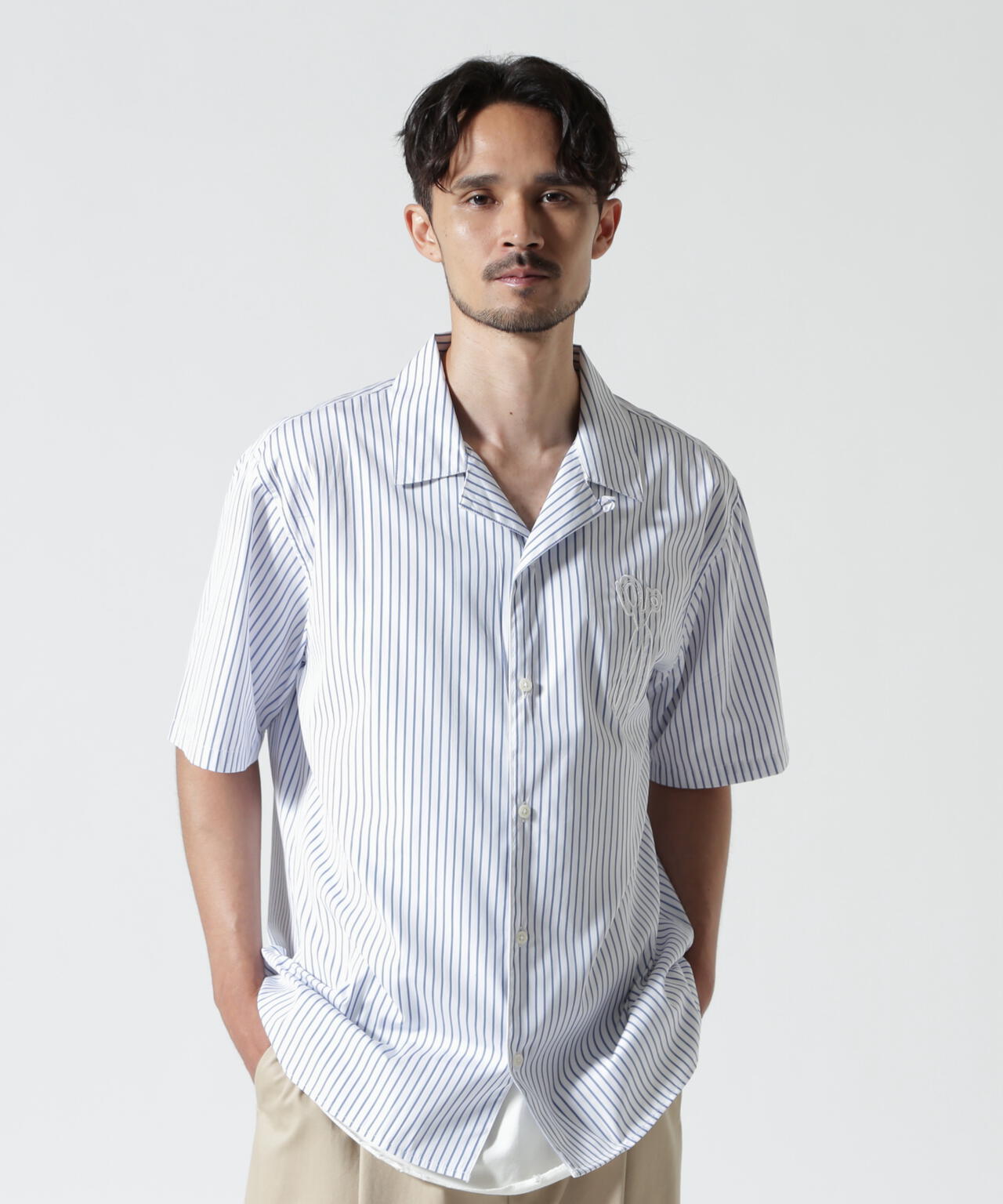 DENHAM/デンハム/SCISSOR PATCH BOWLING SHIRT