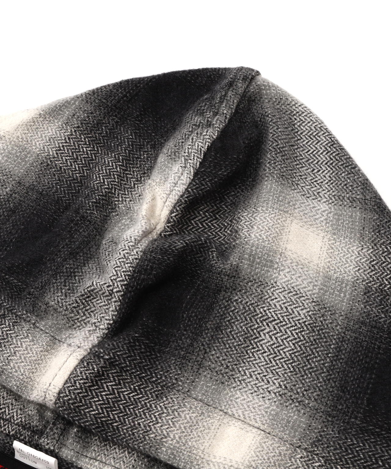 KAMIYA×CA4LA/カミヤ×カシラ/HOODED CHECKED STOLE