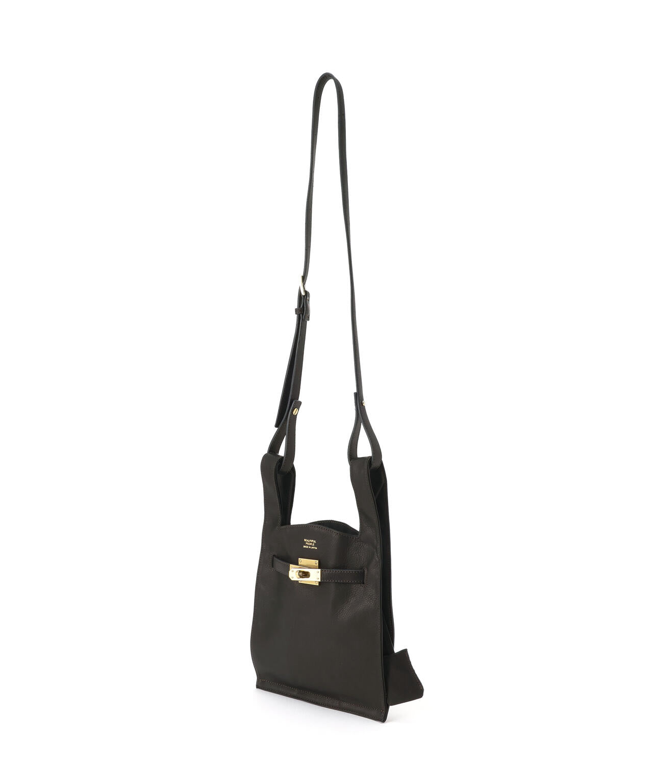 beautiful people/ビューティフルピープル/oiled leather market shoulder bag