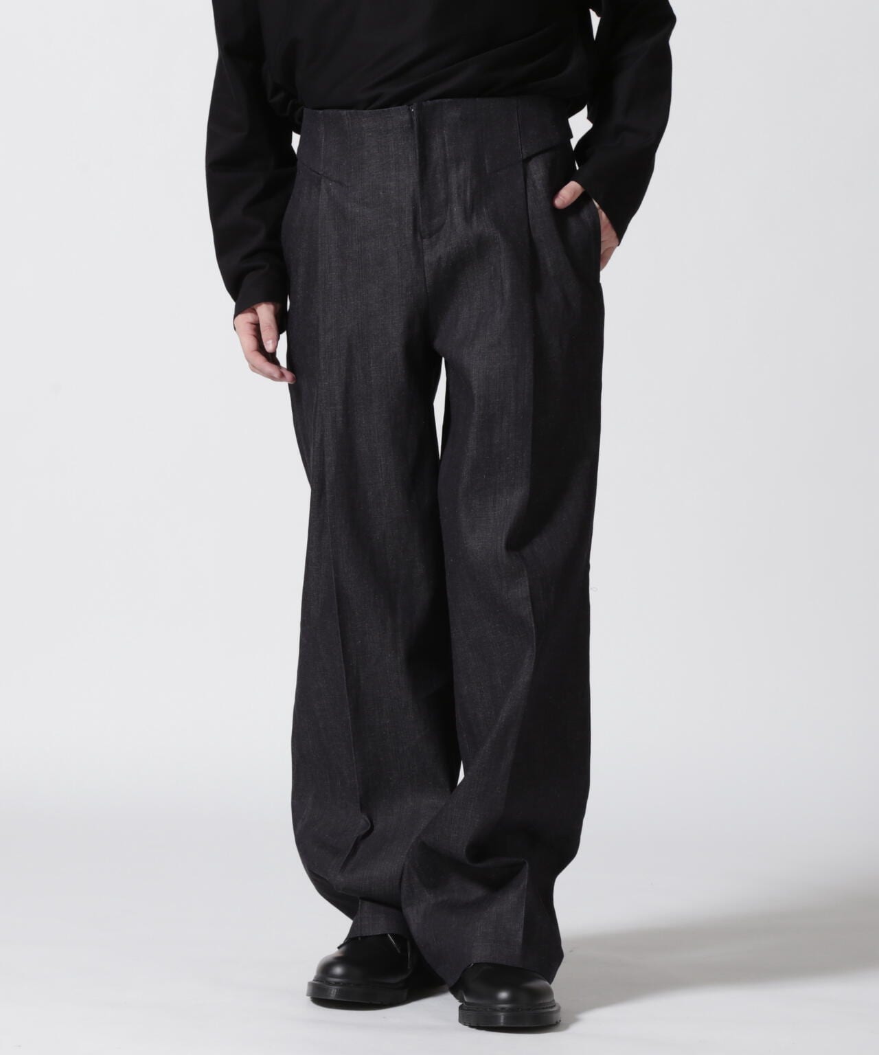 BIBLIOTHERK/ビブリオテーク/LOOSE DRESS TROUSERS