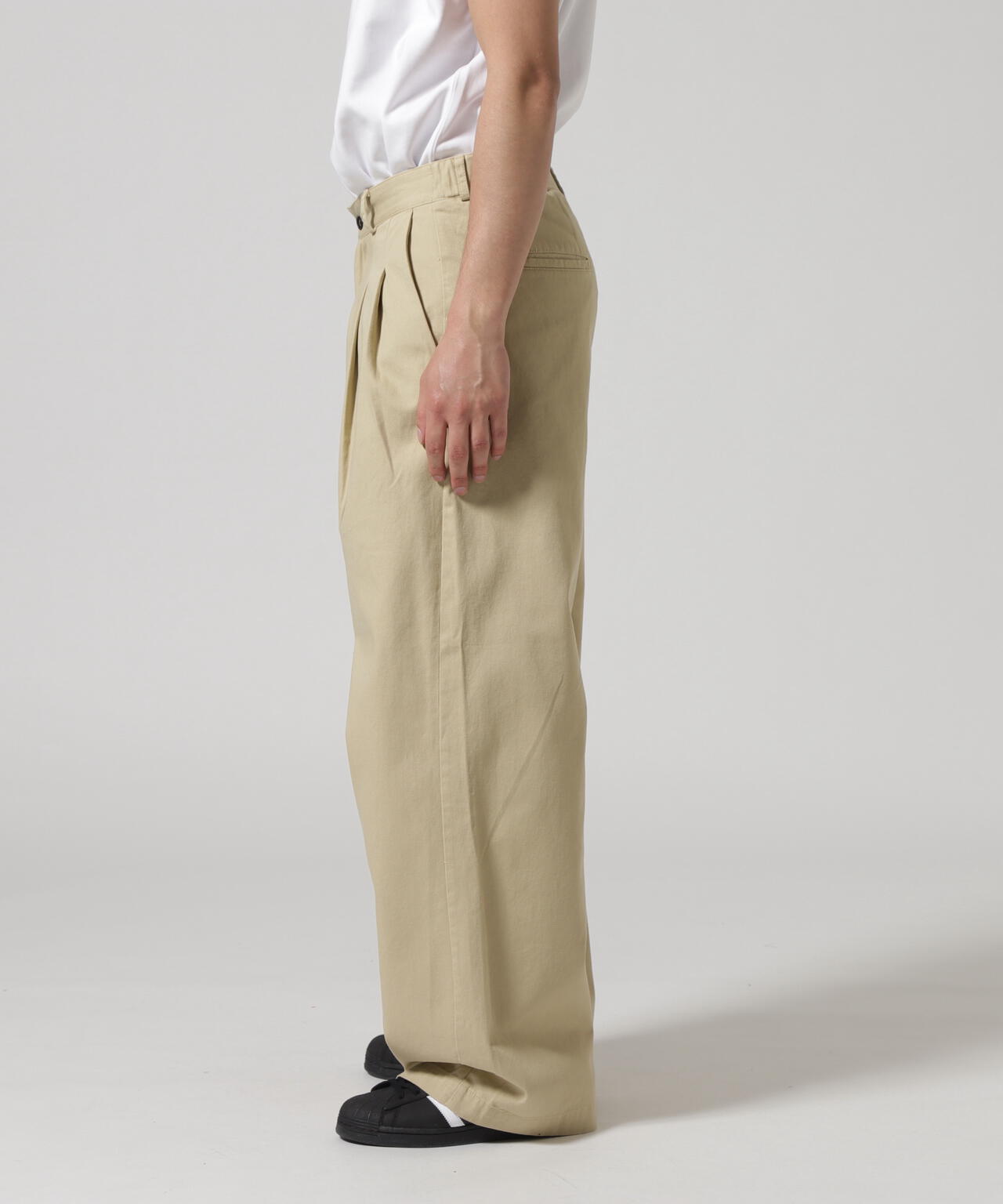 Toironier/トワロニエ/2Tuck CHINO Pants